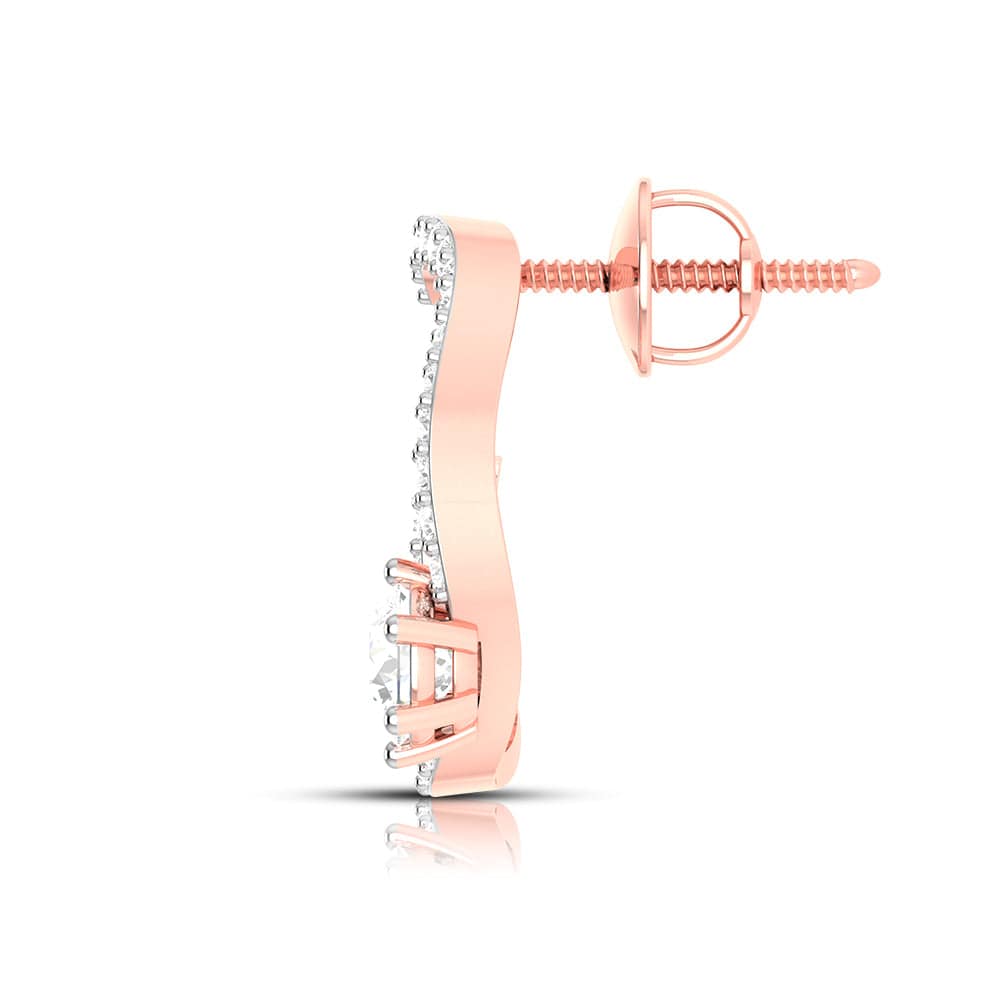 Latest earrings design Overawe Lab Grown Diamond Earrings Fiona Diamonds