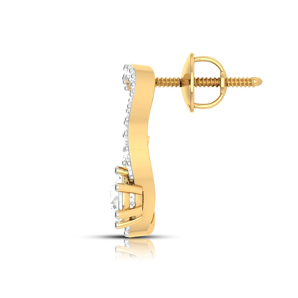 Latest earrings design Overawe Lab Grown Diamond Earrings Fiona Diamonds