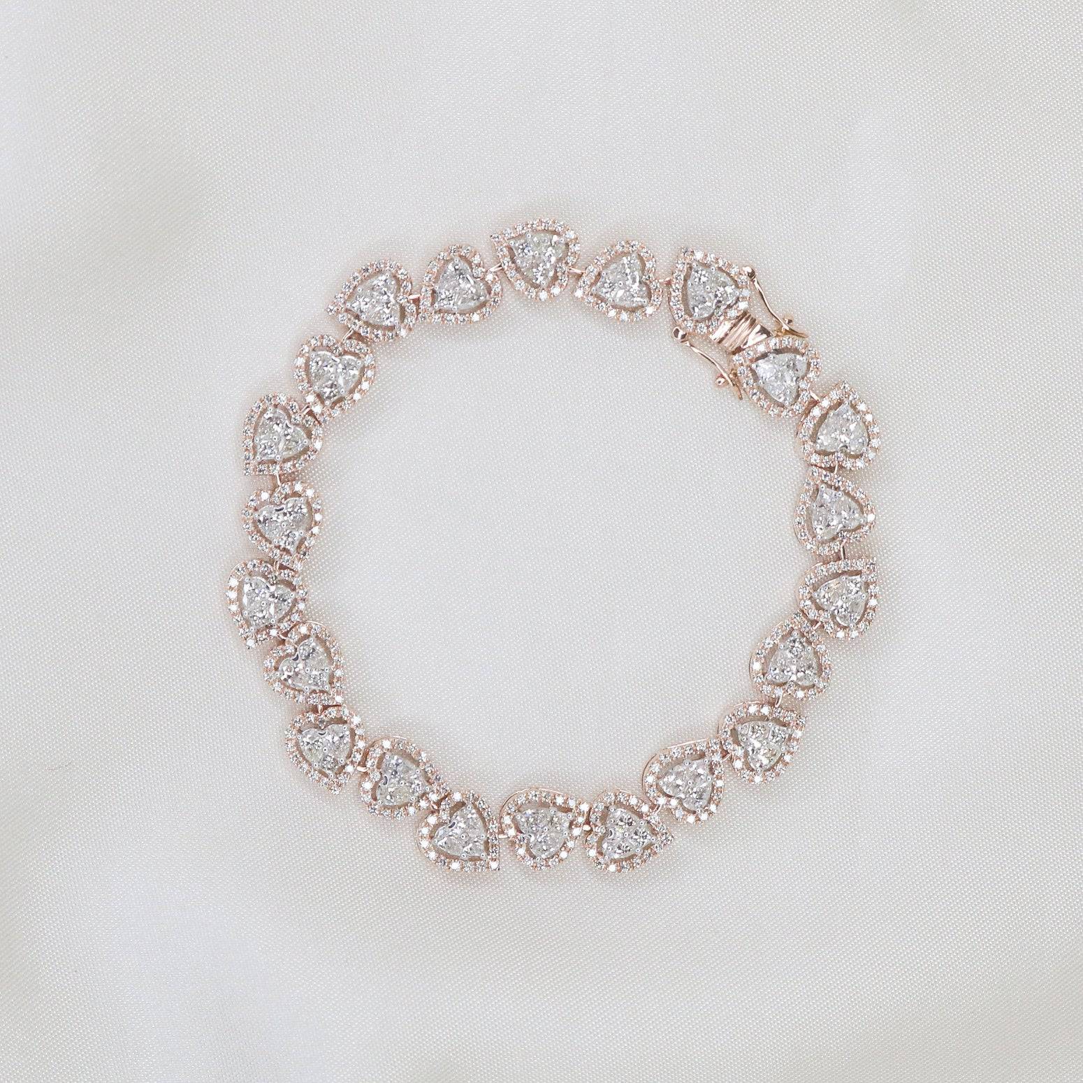 Heart bracelet online Fiona Diamonds