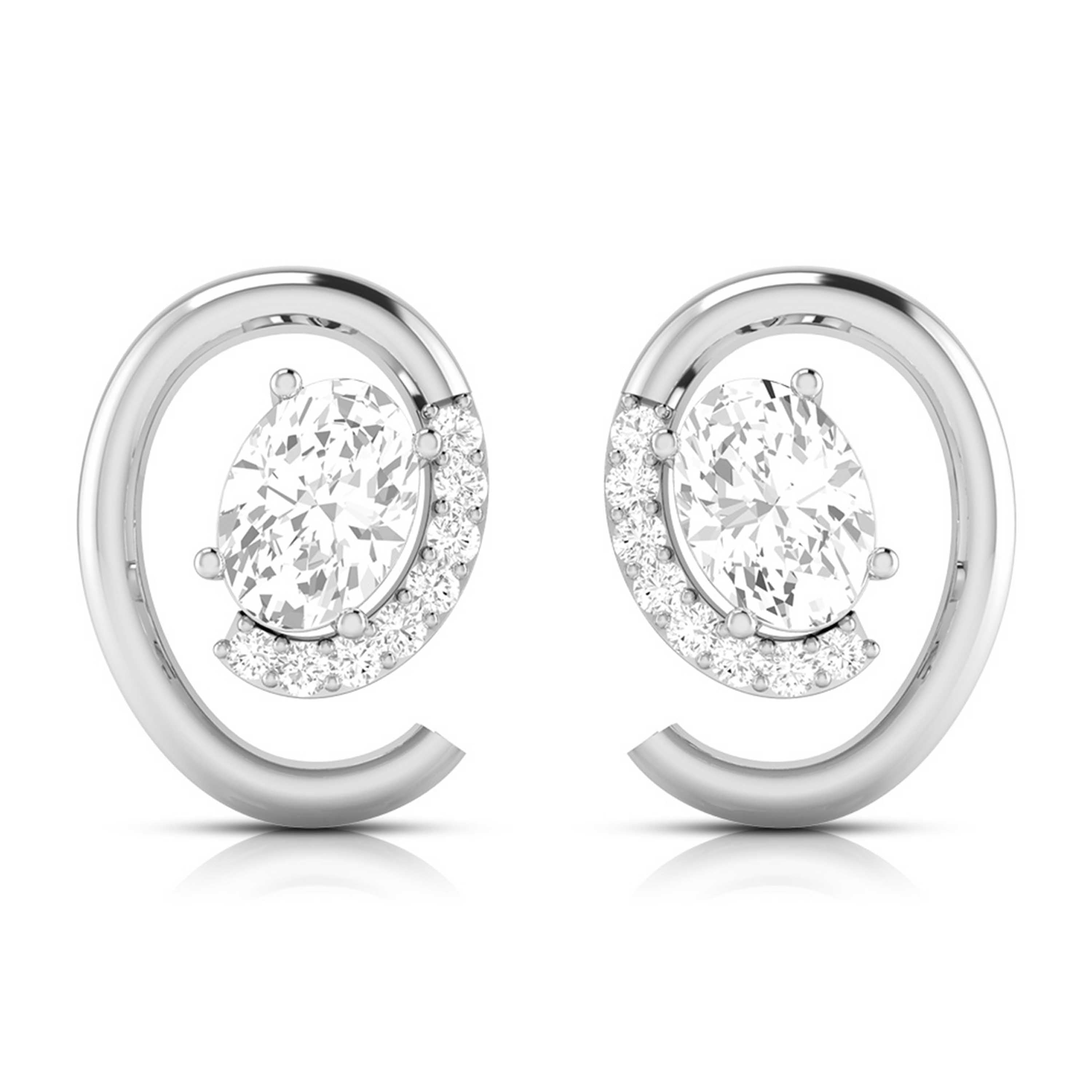Designer earrings collection Kiefer Lab Grown Diamond Earrings Fiona Diamonds
