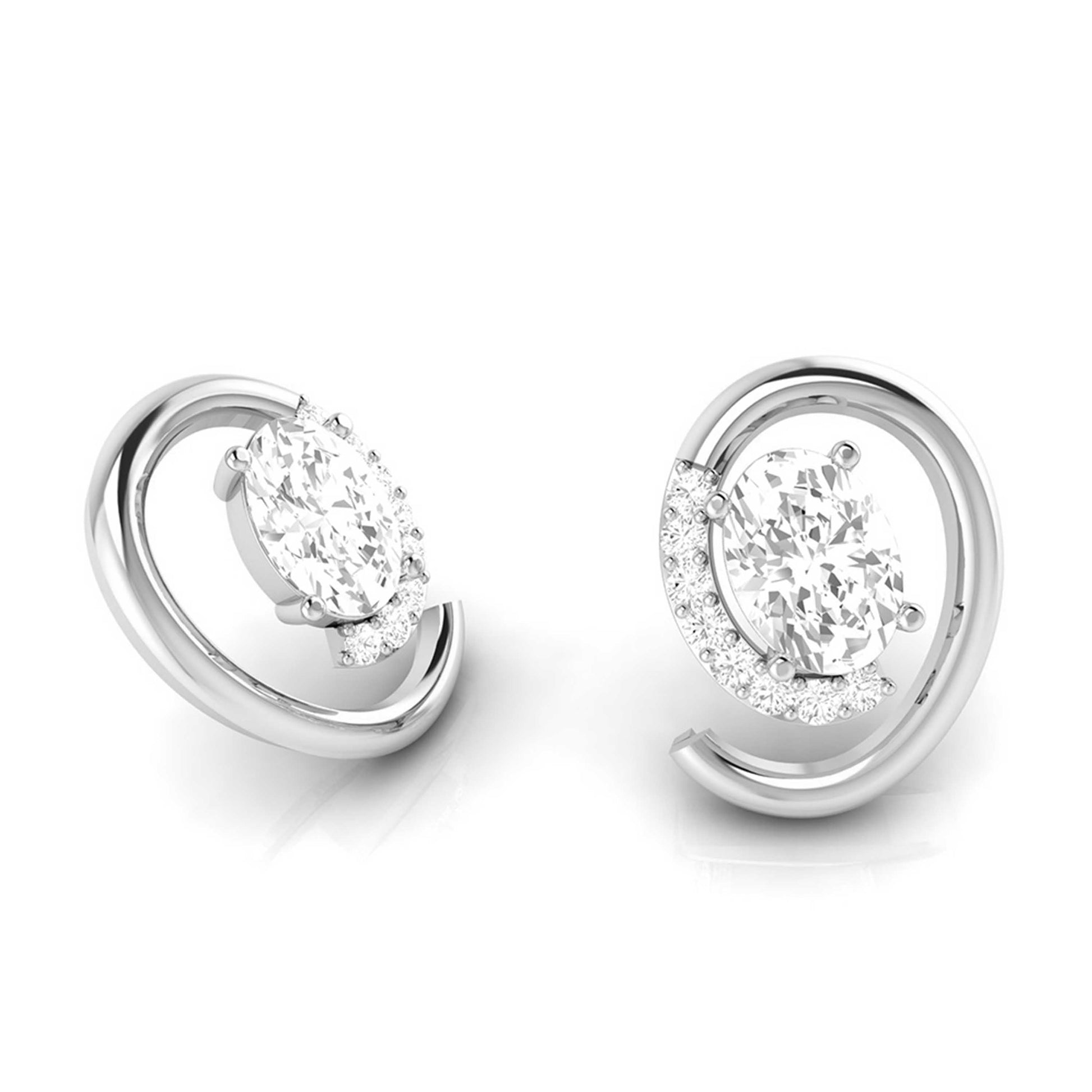 Designer earrings collection Kiefer Lab Grown Diamond Earrings Fiona Diamonds
