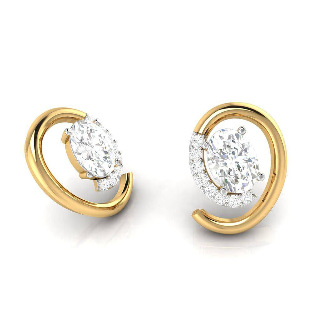 Designer earrings collection Kiefer Lab Grown Diamond Earrings Fiona Diamonds