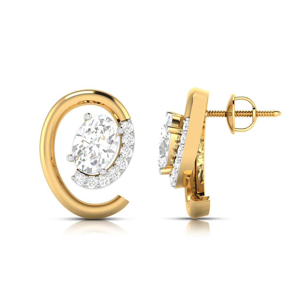 Load image into Gallery viewer, Designer earrings collection Kiefer Lab Grown Diamond Earrings Fiona Diamonds
