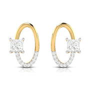 Latest earrings design Swarovski Lab Grown Diamond Earrings Fiona Diamonds