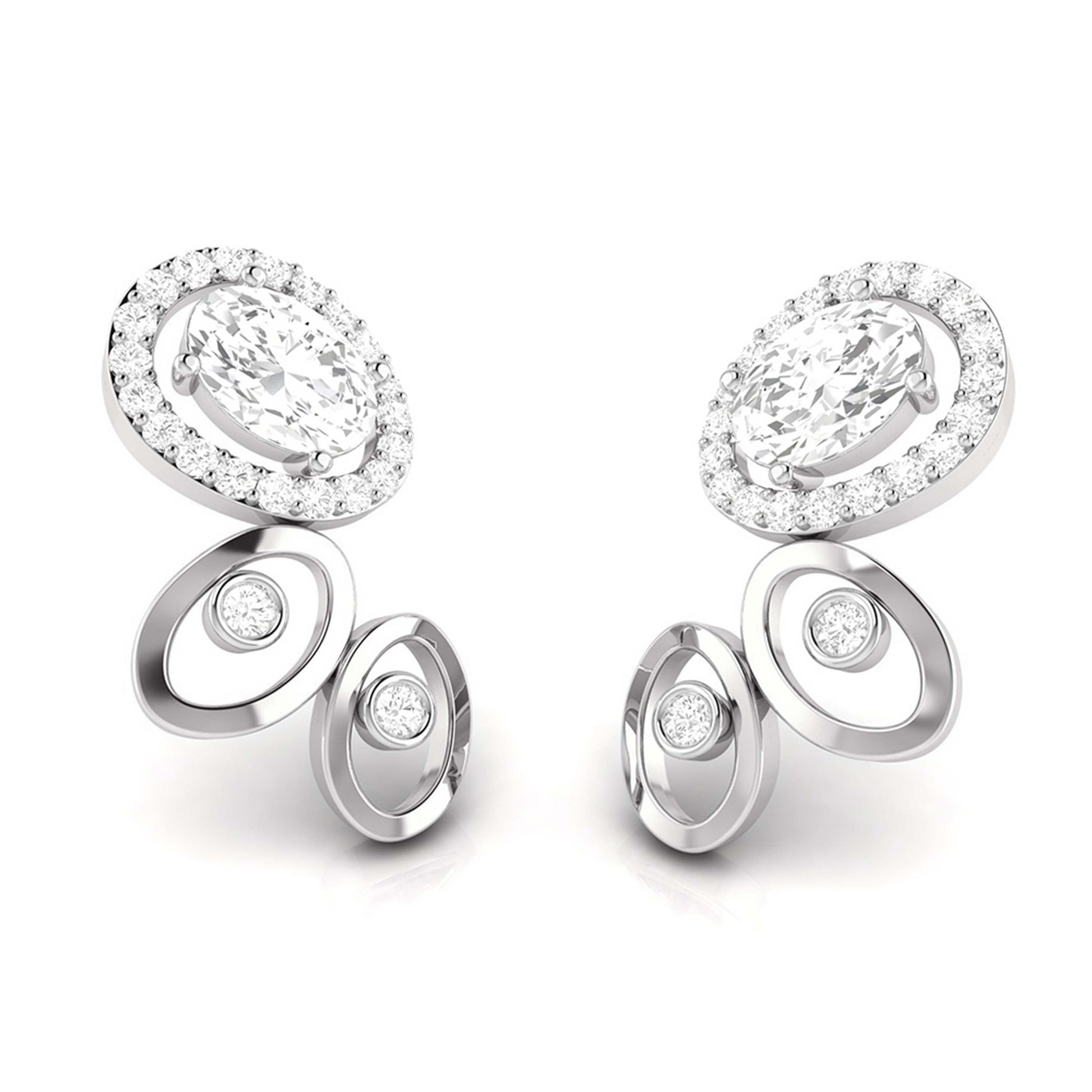 Designer earrings collection Imposing Lab Grown Diamond Earrings Fiona Diamonds