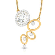 McDreamy oval delicate lab grown diamond pendant Fiona Diamonds
