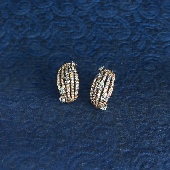 Rosalie solitaire earrings