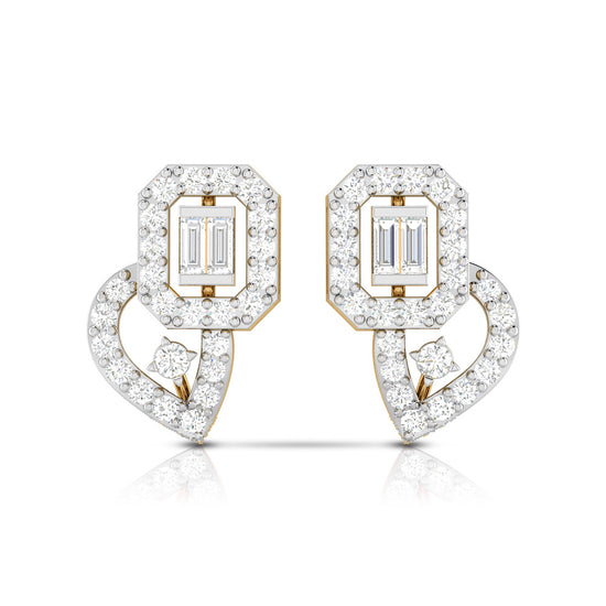Designer earrings collection Jubilant Lab Grown Diamond Earrings Fiona Diamonds