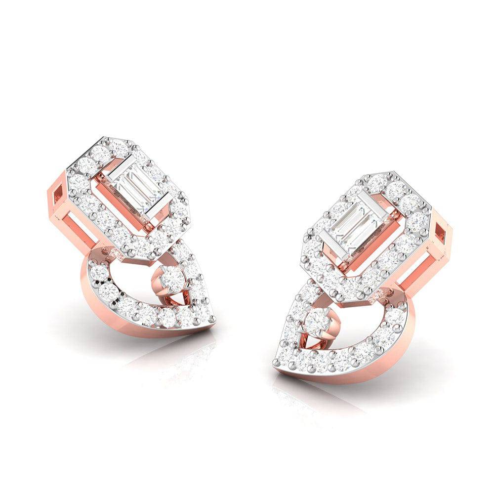 Designer earrings collection Jubilant Lab Grown Diamond Earrings Fiona Diamonds