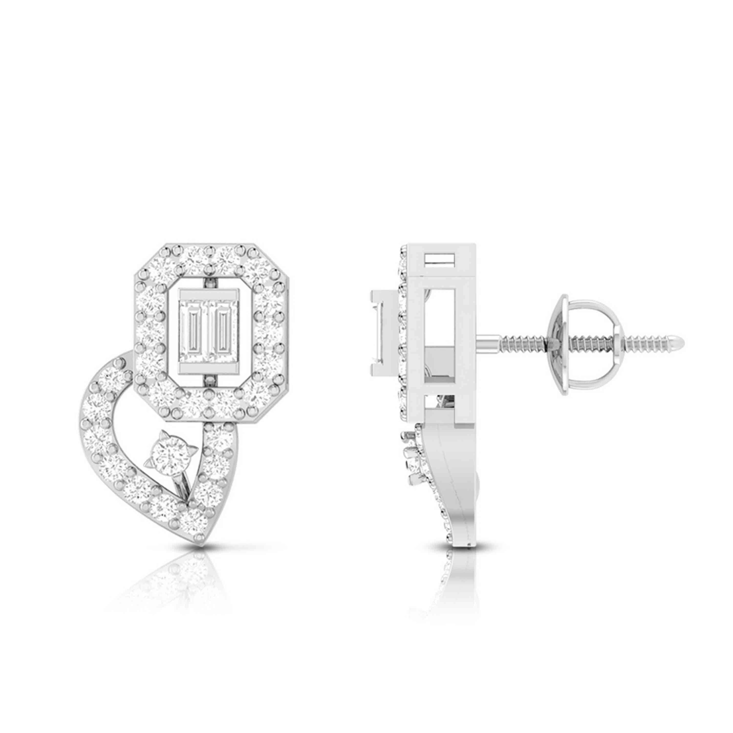 Designer earrings collection Jubilant Lab Grown Diamond Earrings Fiona Diamonds