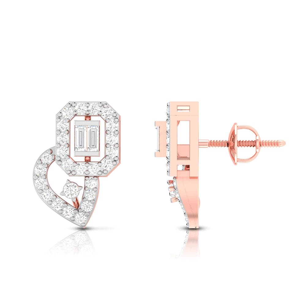 Designer earrings collection Jubilant Lab Grown Diamond Earrings Fiona Diamonds