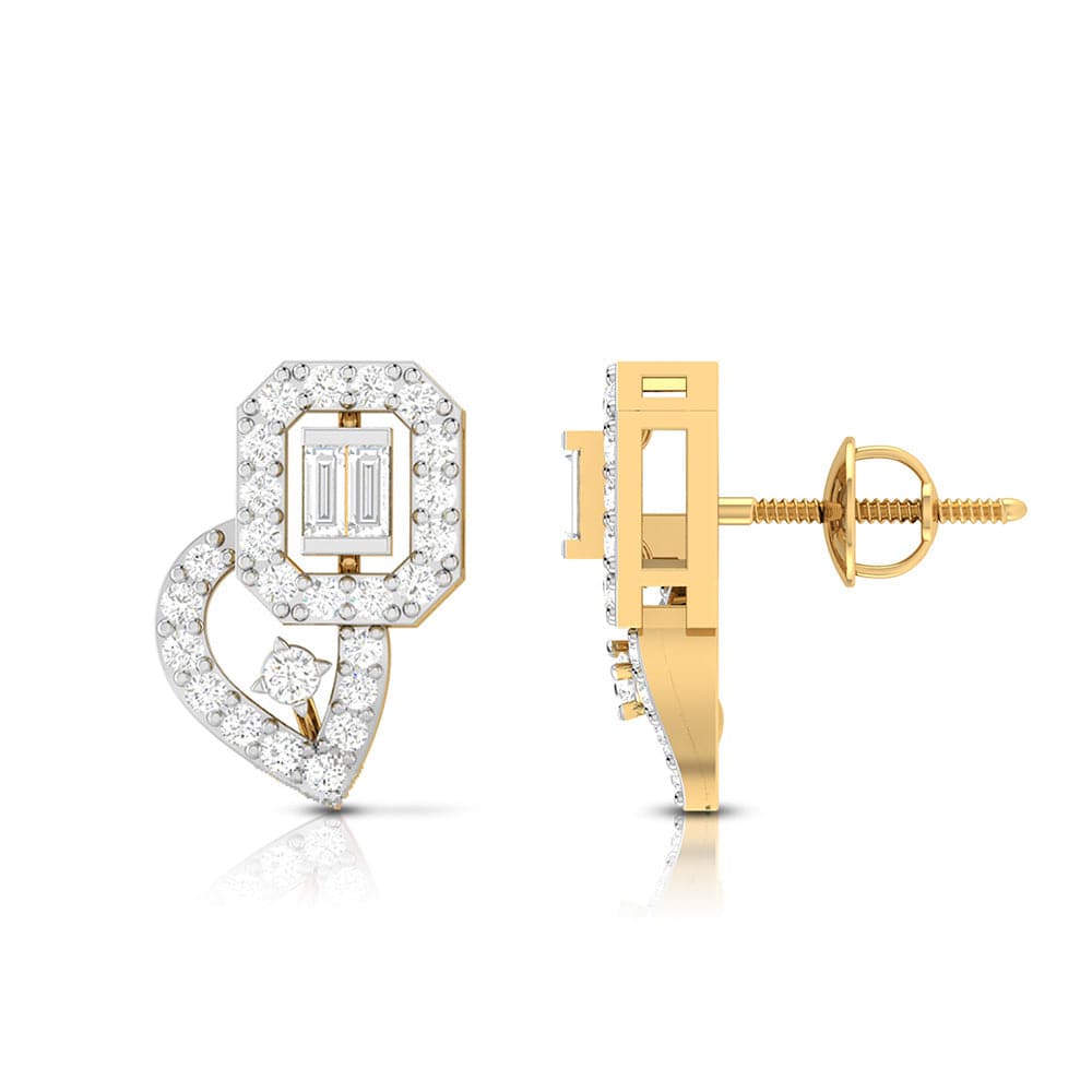 Designer earrings collection Jubilant Lab Grown Diamond Earrings Fiona Diamonds