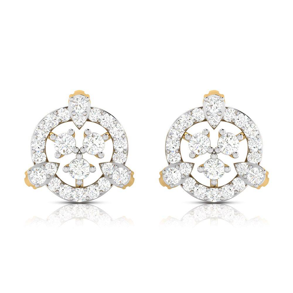 Designer earrings collection Glaring Lab Grown Diamond Earrings Fiona Diamonds