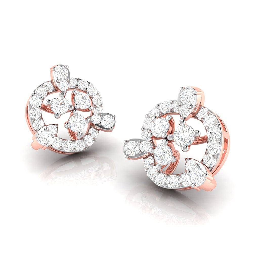 Designer earrings collection Glaring Lab Grown Diamond Earrings Fiona Diamonds