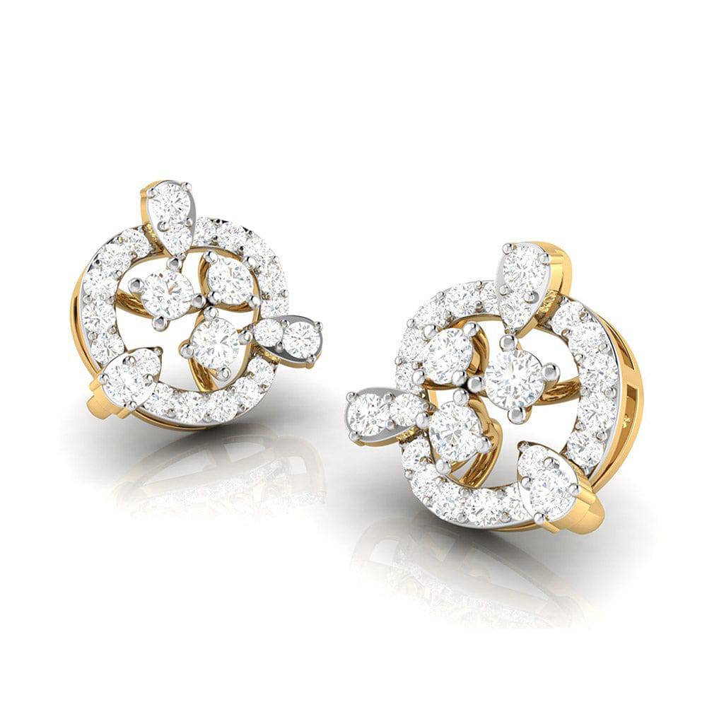 Designer earrings collection Glaring Lab Grown Diamond Earrings Fiona Diamonds