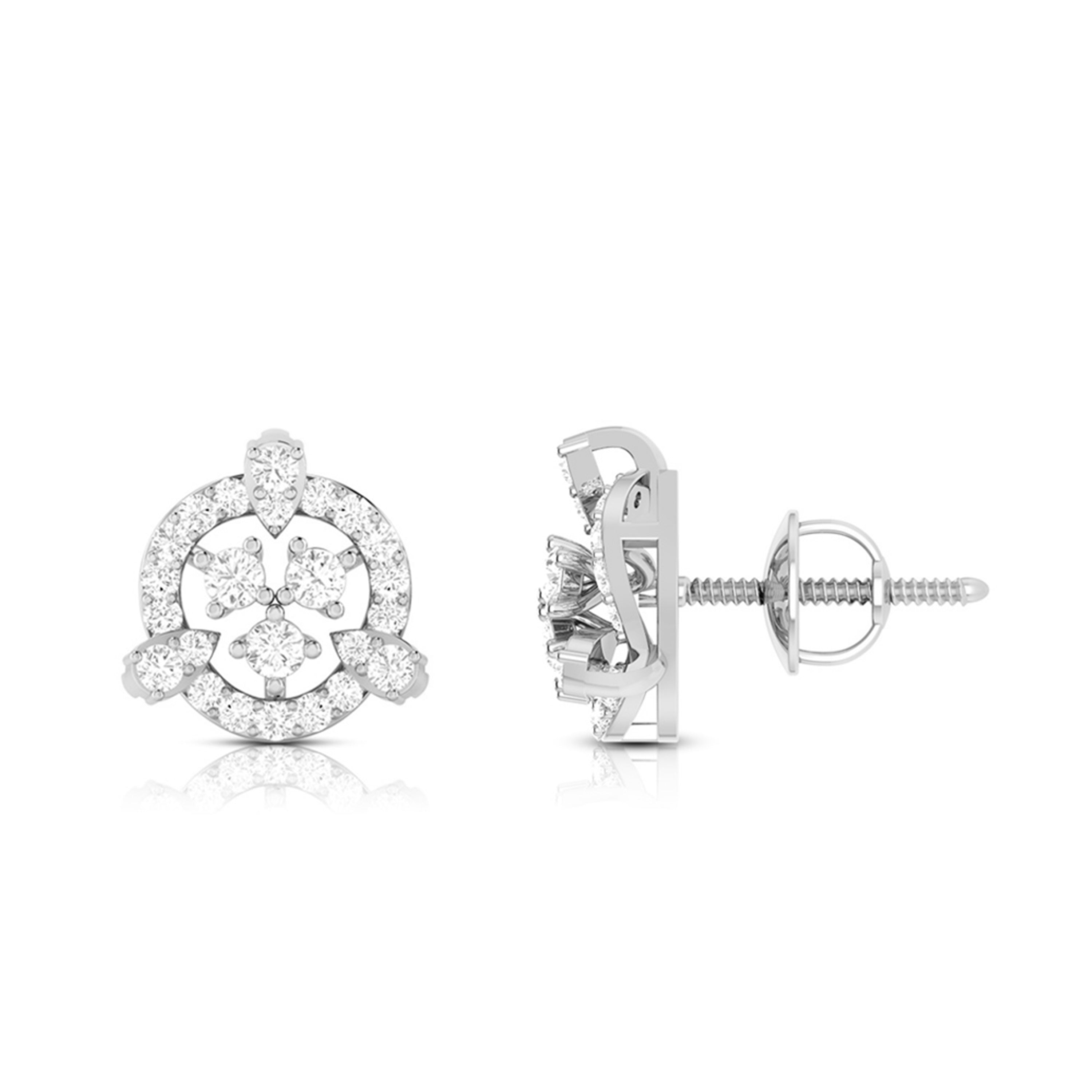 Designer earrings collection Glaring Lab Grown Diamond Earrings Fiona Diamonds