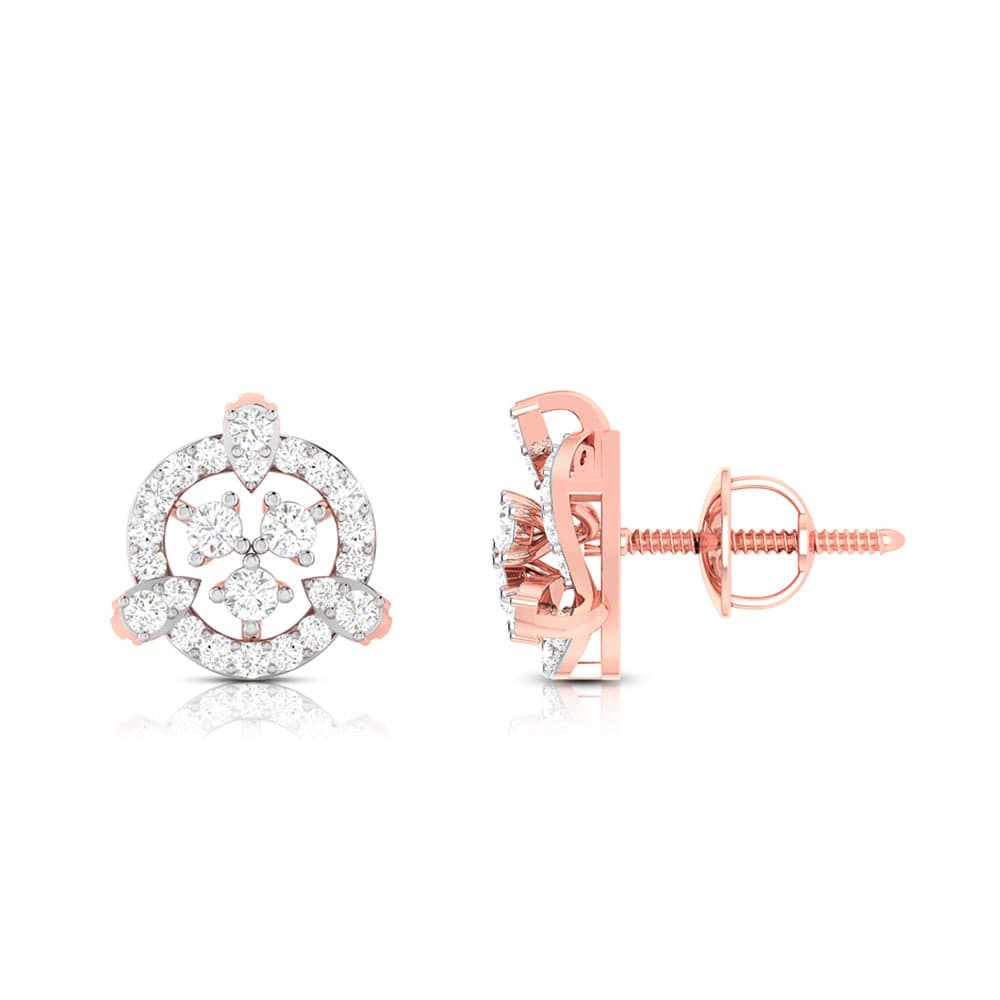 Designer earrings collection Glaring Lab Grown Diamond Earrings Fiona Diamonds