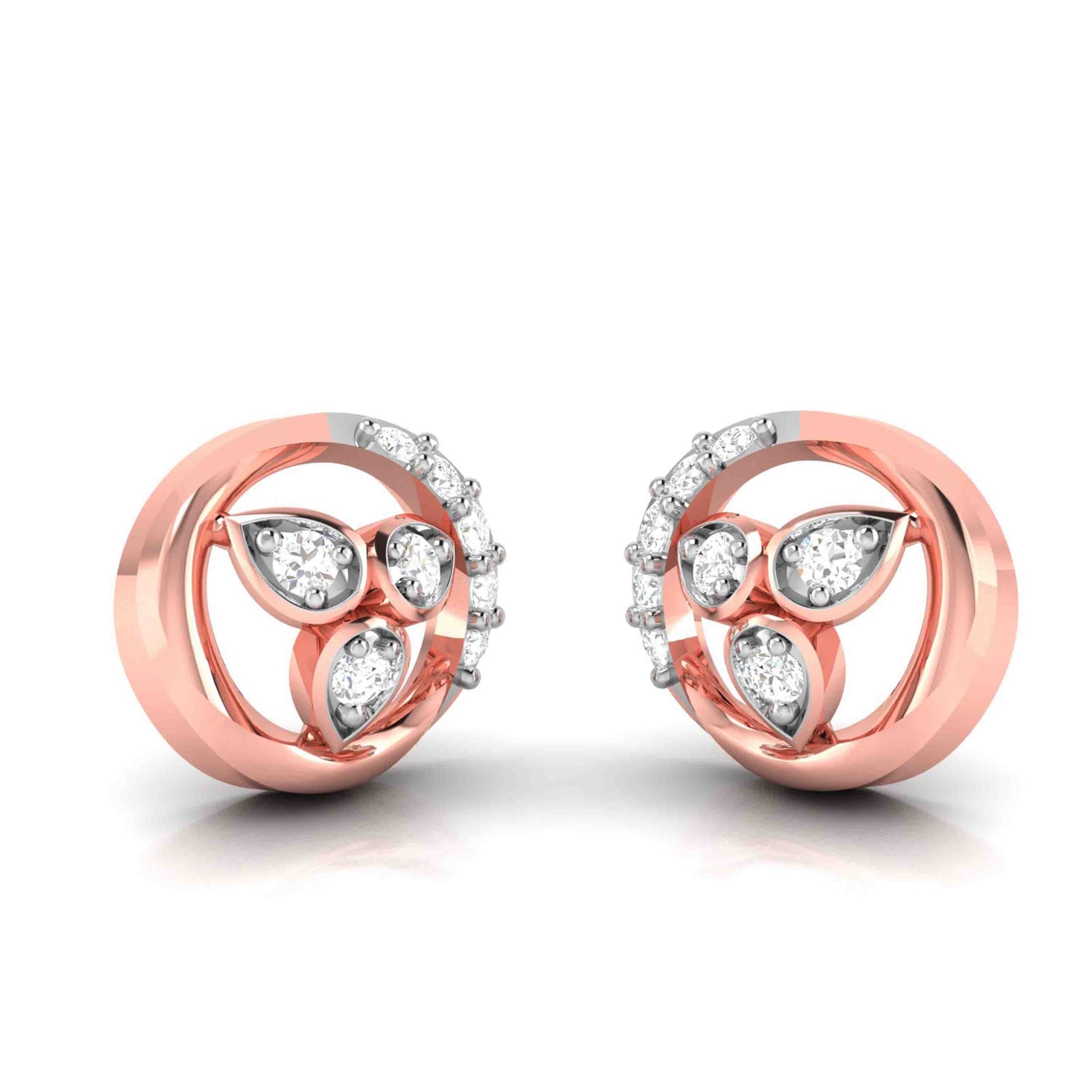 Fancy earrings design Moonshine Lab Grown Diamond Earrings Fiona Diamonds