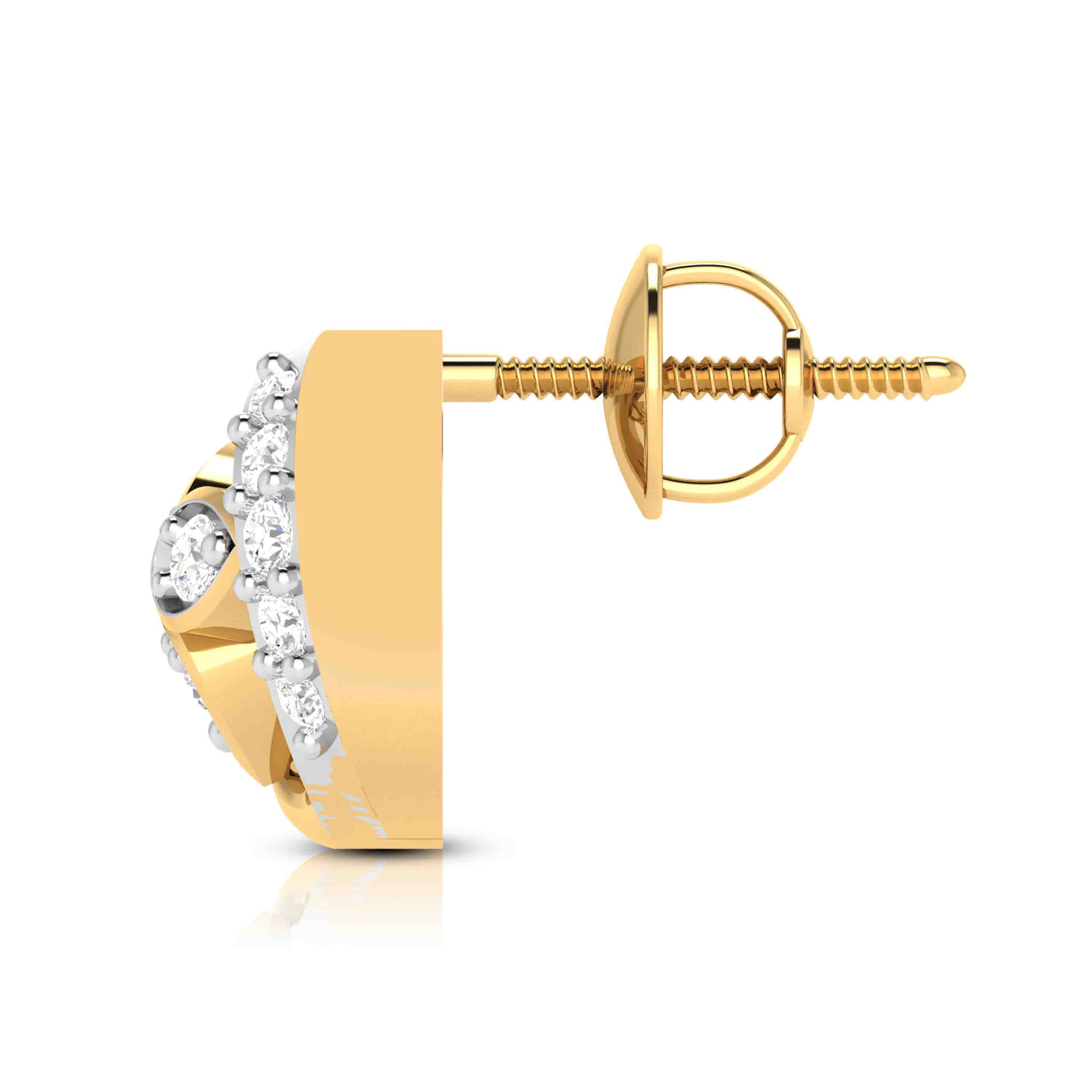 Fancy earrings design Moonshine Lab Grown Diamond Earrings Fiona Diamonds