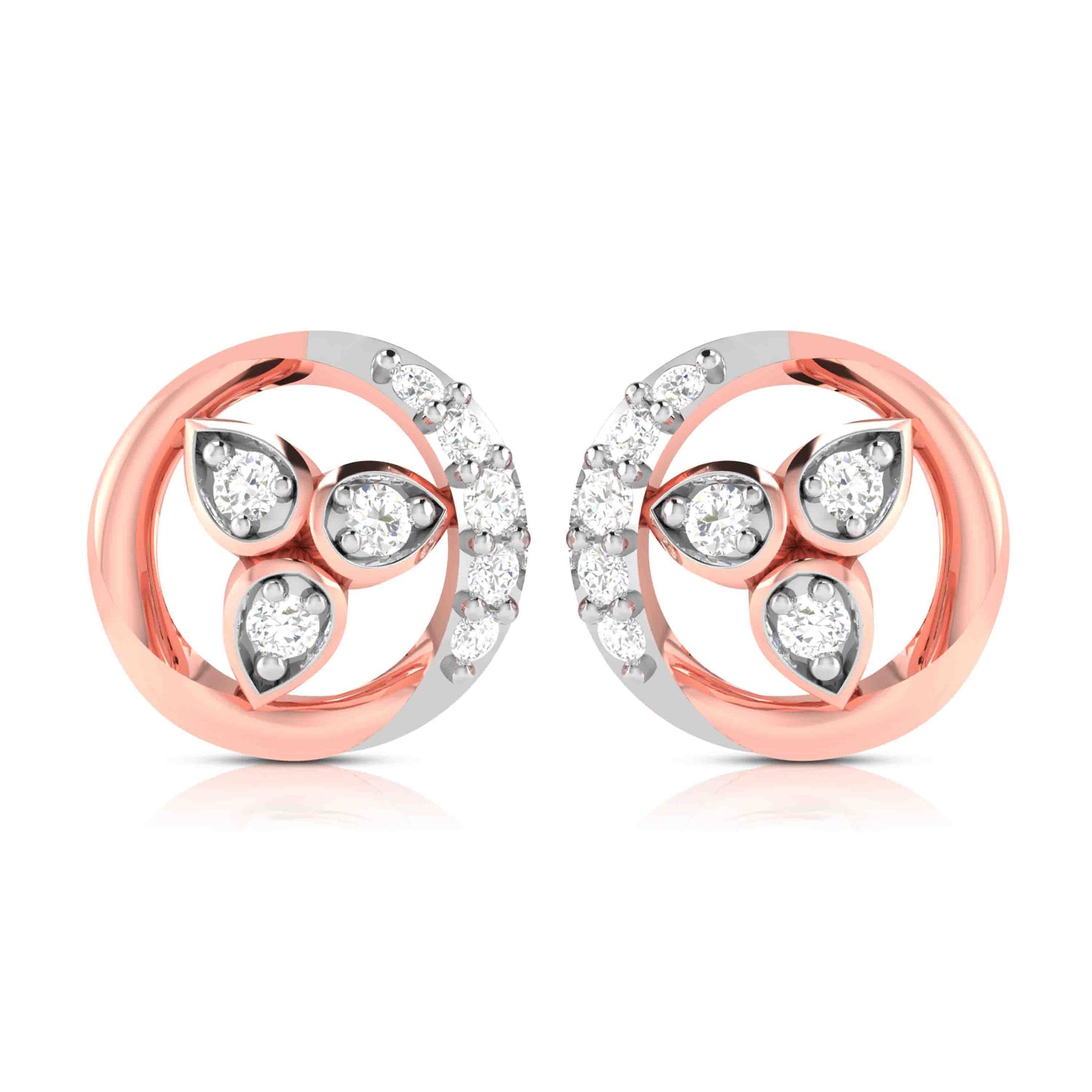 Fancy earrings design Moonshine Lab Grown Diamond Earrings Fiona Diamonds