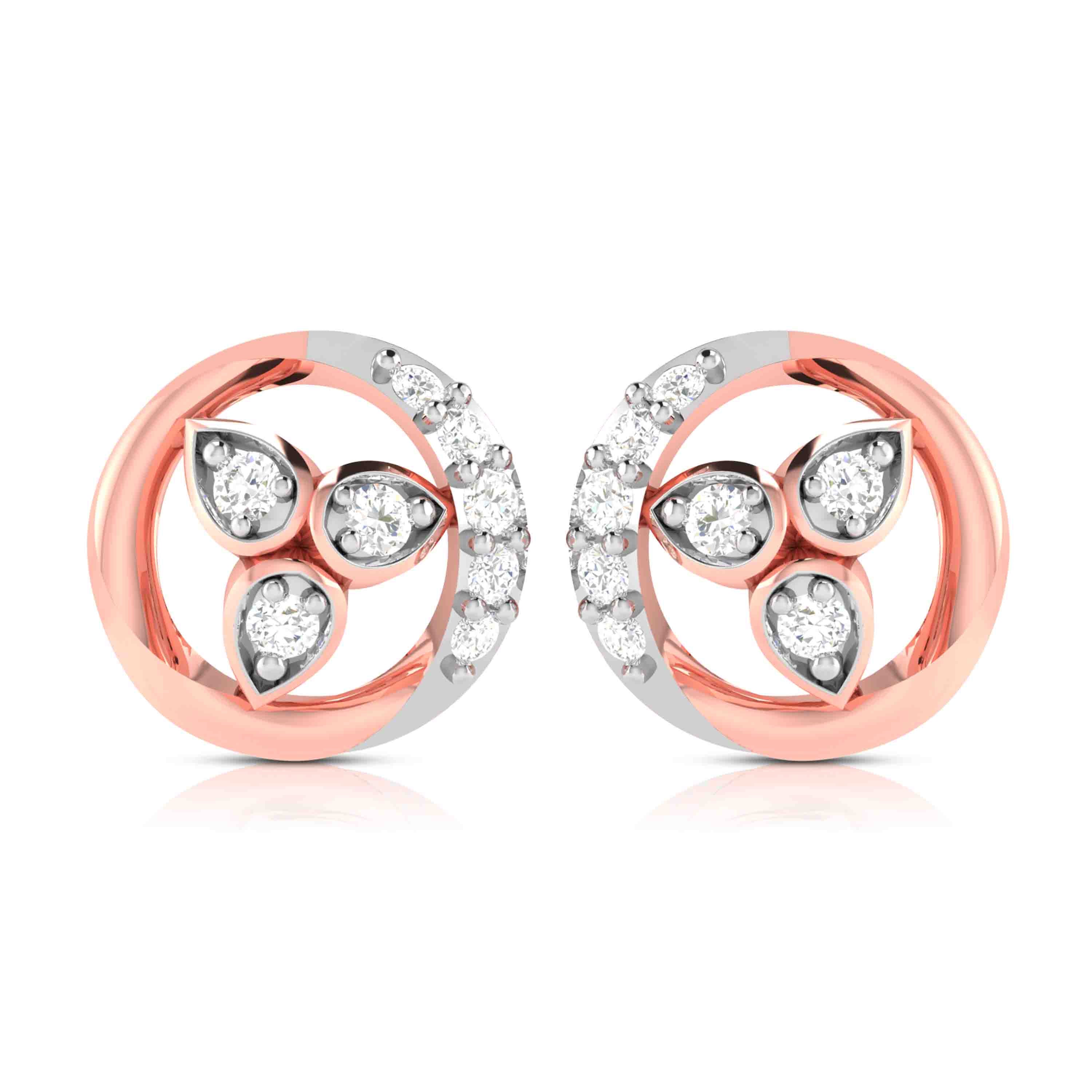 Fancy earrings design Moonshine Lab Grown Diamond Earrings Fiona Diamonds