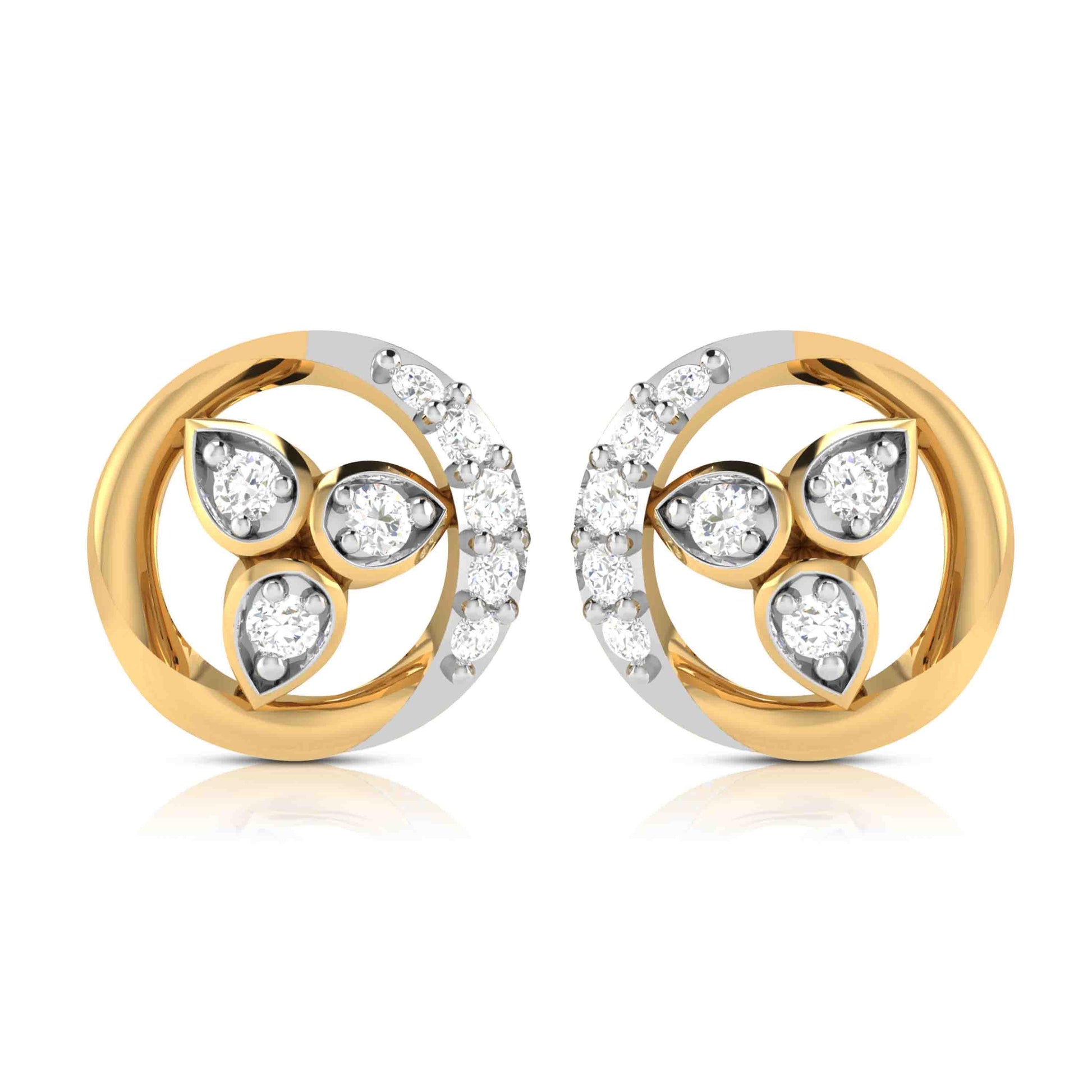 Fancy earrings design Moonshine Lab Grown Diamond Earrings Fiona Diamonds