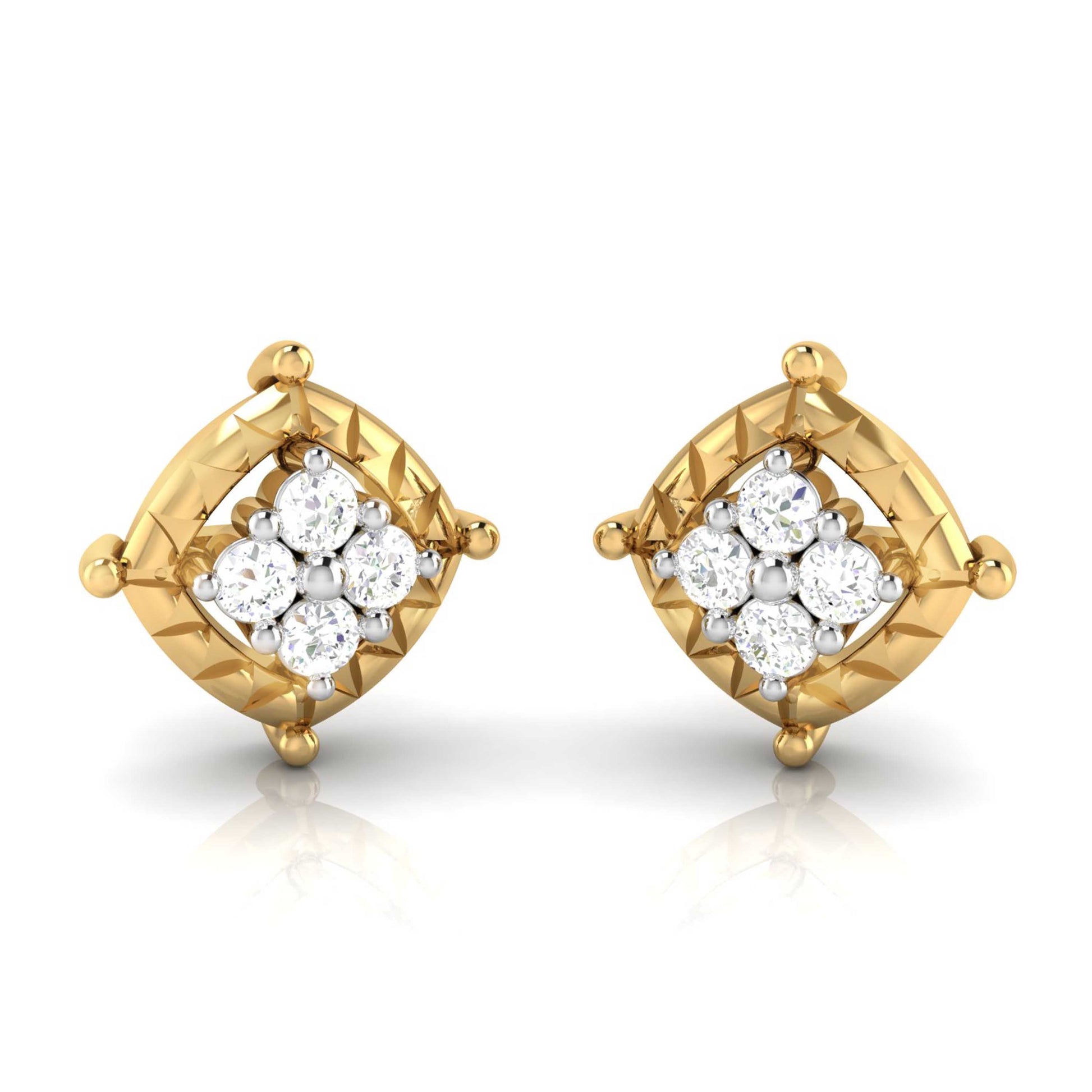 Party wear earrings design Arizona Lab Grown Diamond Earrings Fiona Diamonds