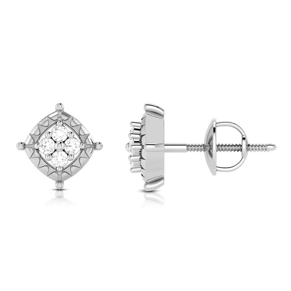 Party wear earrings design Arizona Lab Grown Diamond Earrings Fiona Diamonds