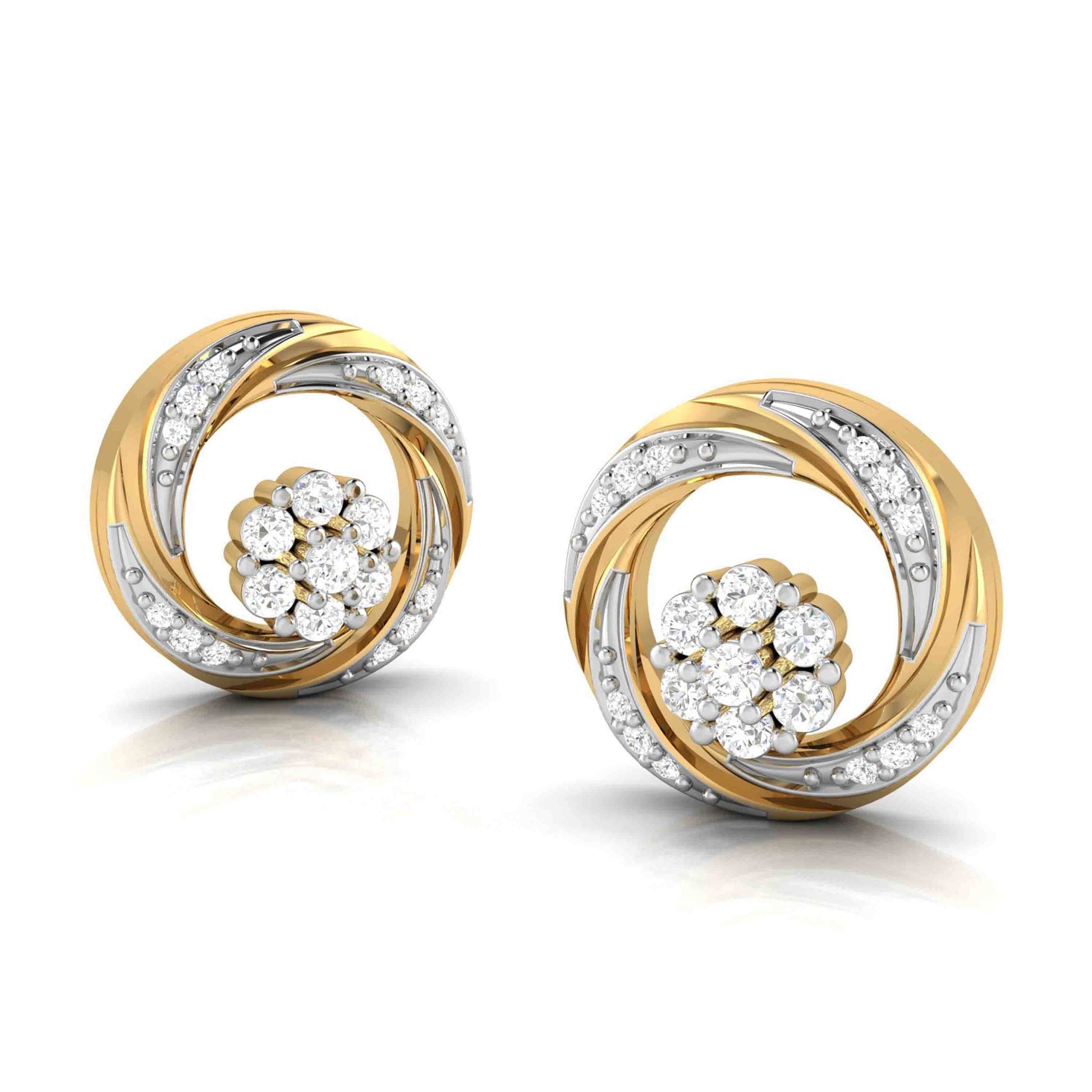 Fancy earrings design Preston Lab Grown Diamond Earrings Fiona Diamonds