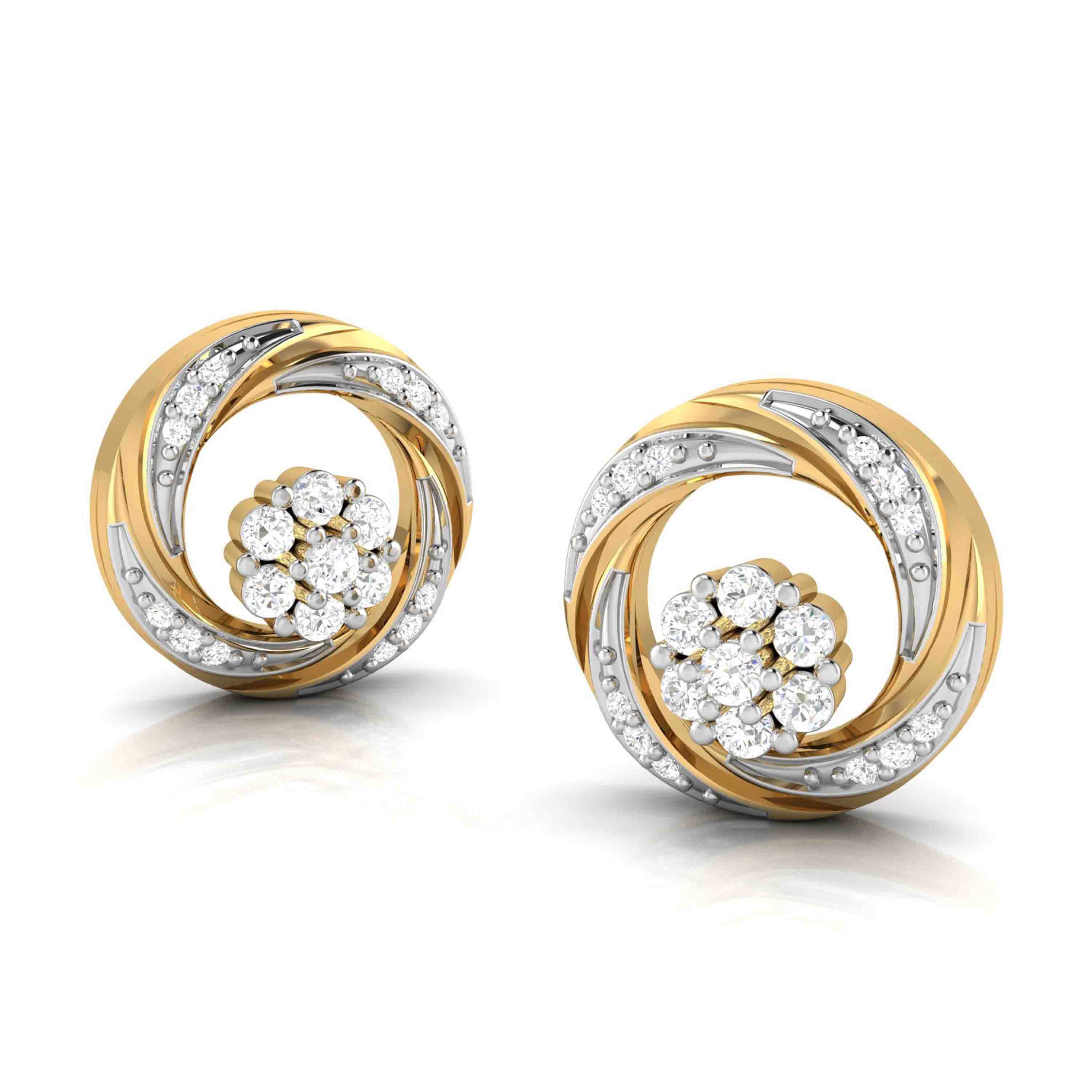 Fancy earrings design Preston Lab Grown Diamond Earrings Fiona Diamonds