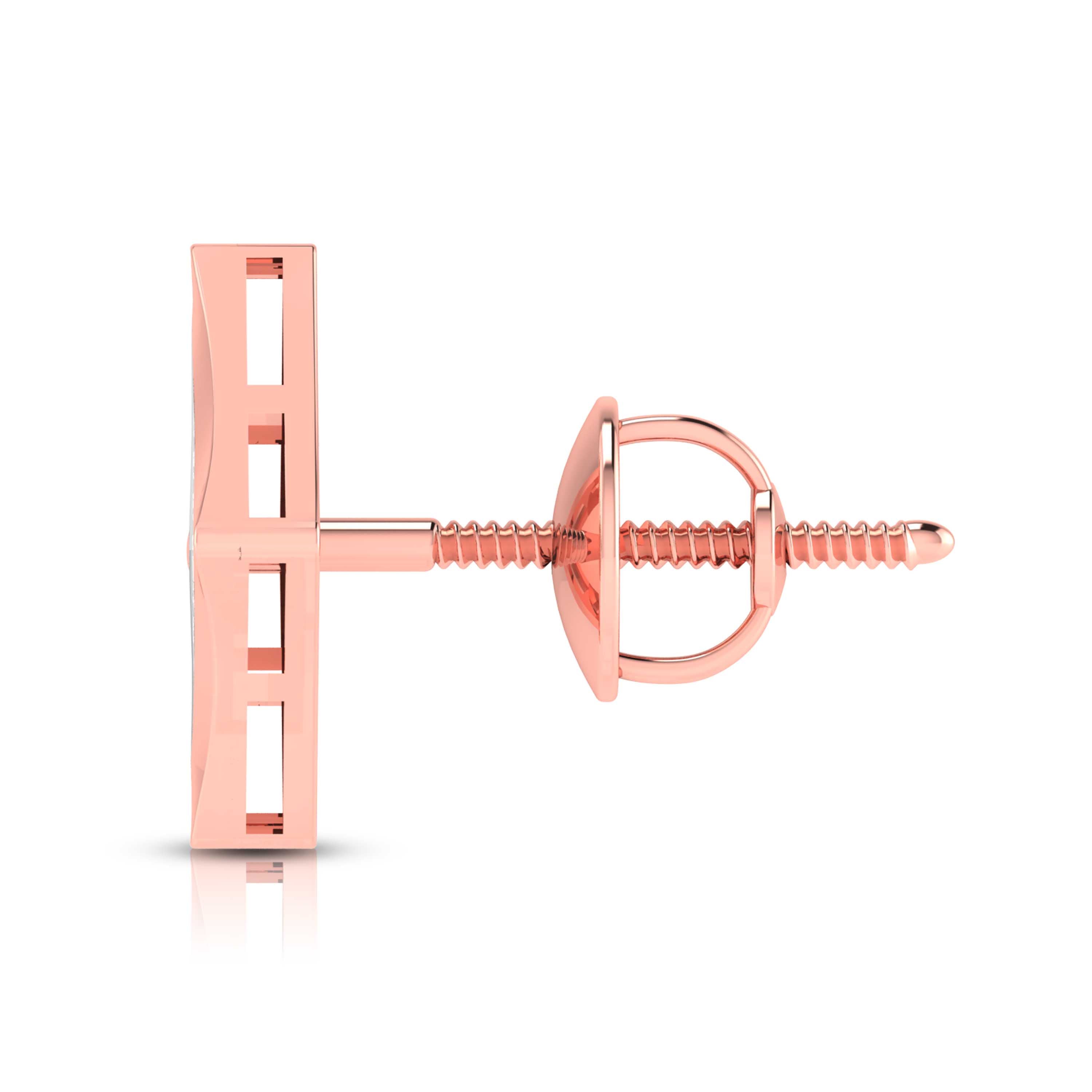 Daily wear earrings design Cube Lab Grown Diamond Earrings Fiona Diamonds