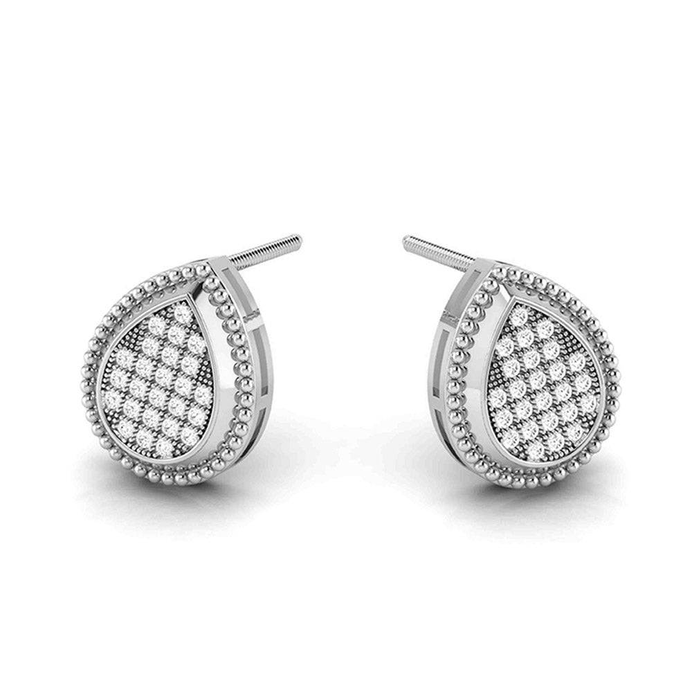 Fancy earrings design Hermosa Lab Grown Diamond Earrings Fiona Diamonds