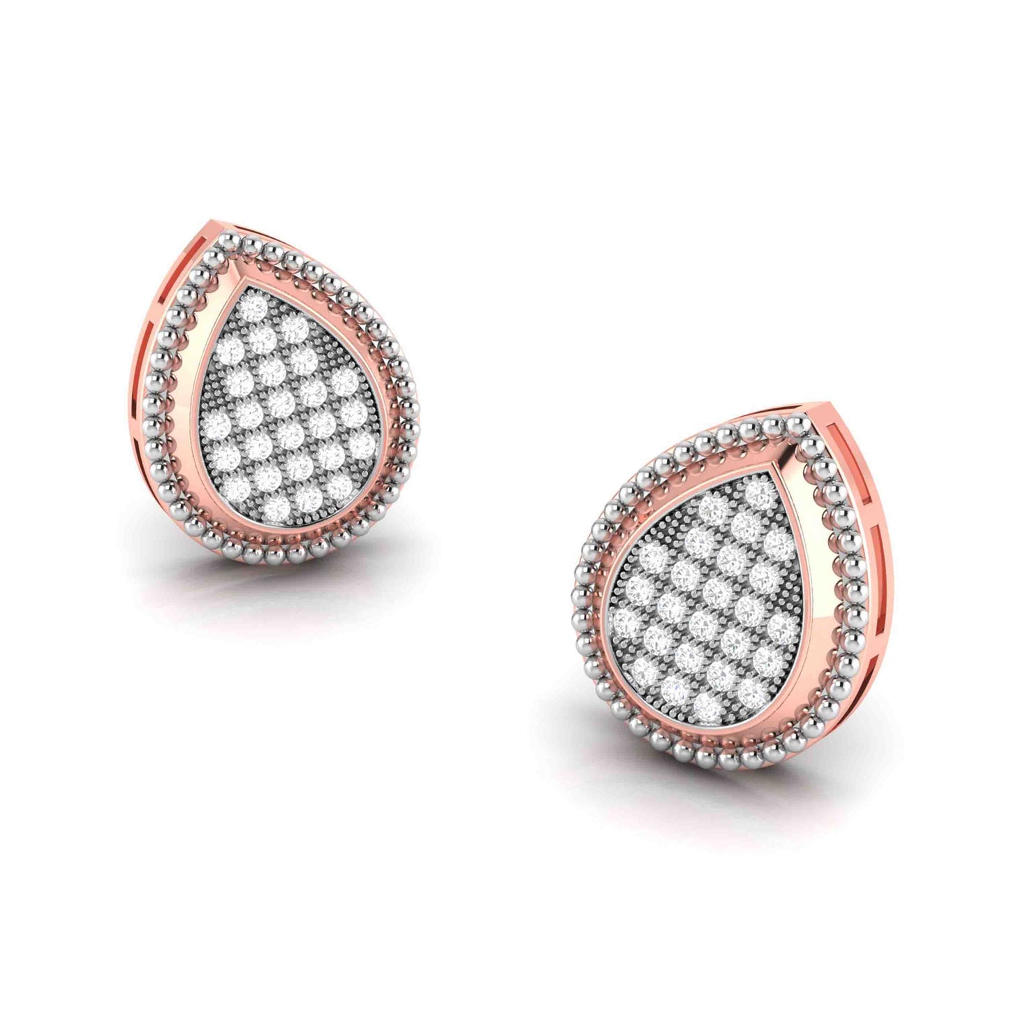 Fancy earrings design Hermosa Lab Grown Diamond Earrings Fiona Diamonds