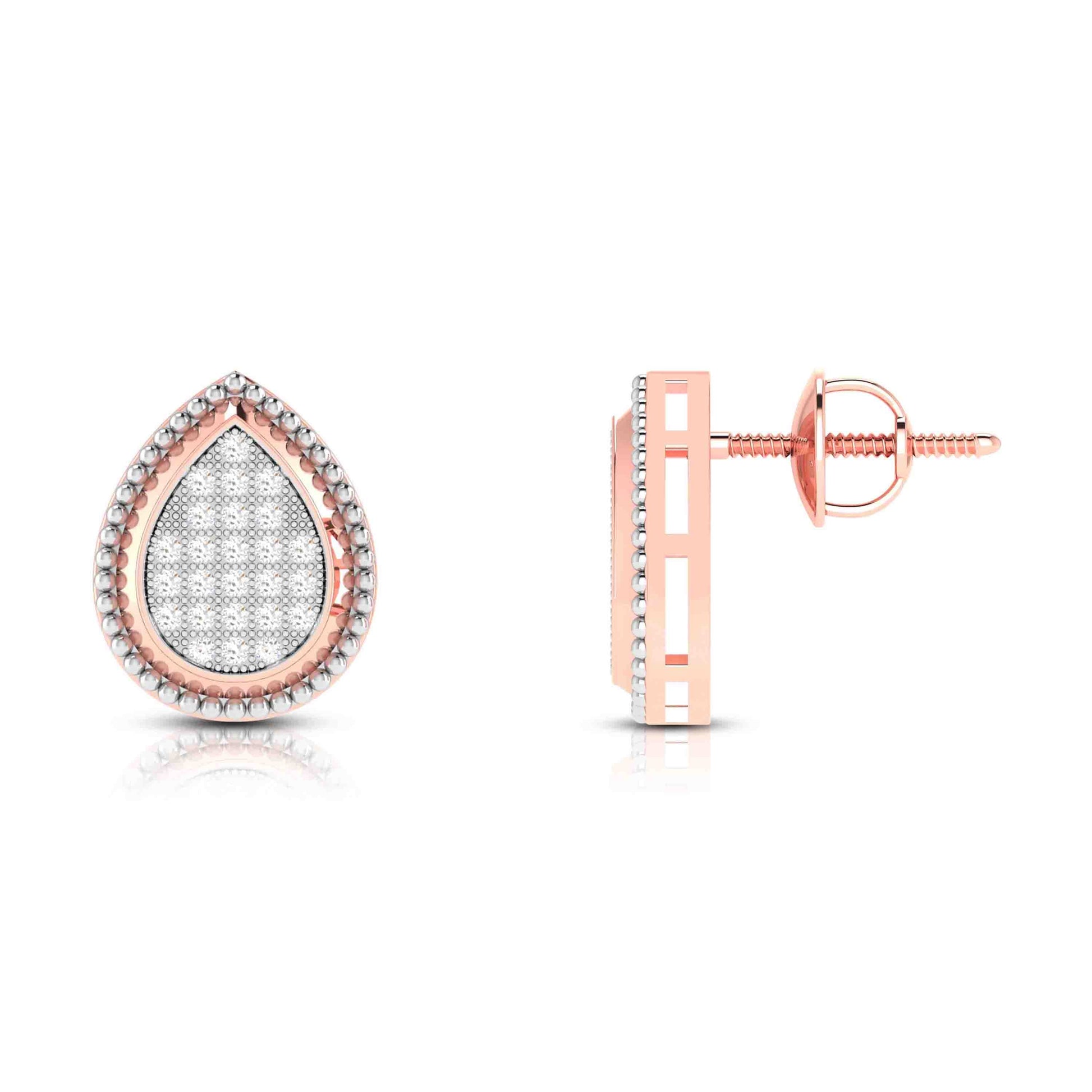 Fancy earrings design Hermosa Lab Grown Diamond Earrings Fiona Diamonds