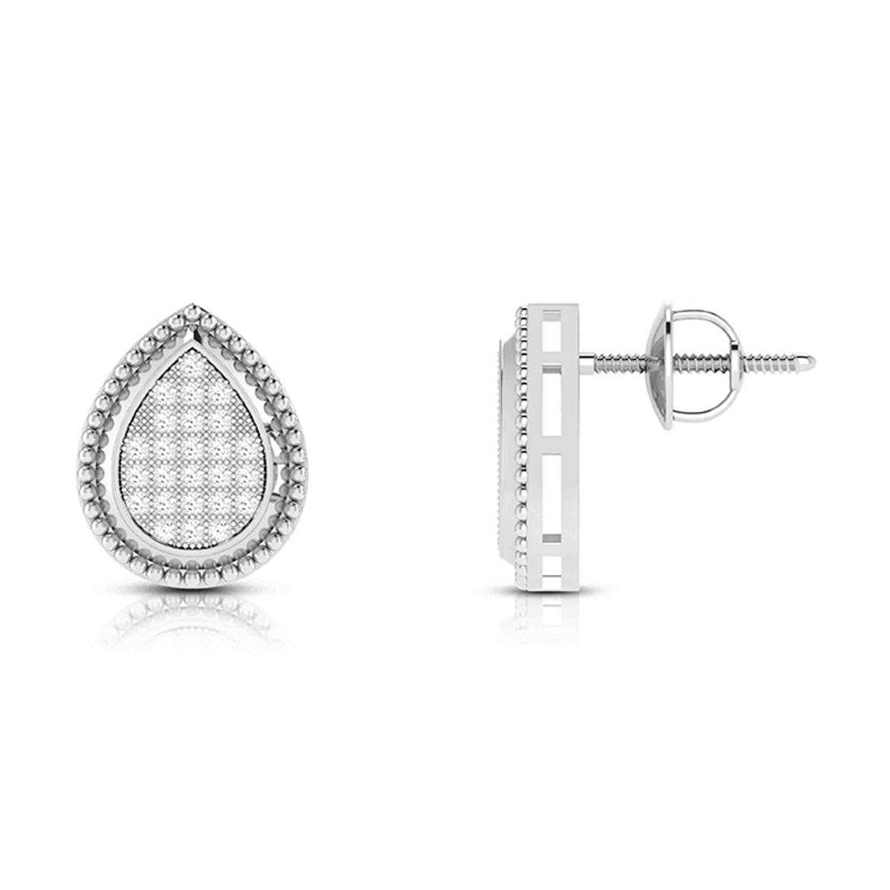 Fancy earrings design Hermosa Lab Grown Diamond Earrings Fiona Diamonds