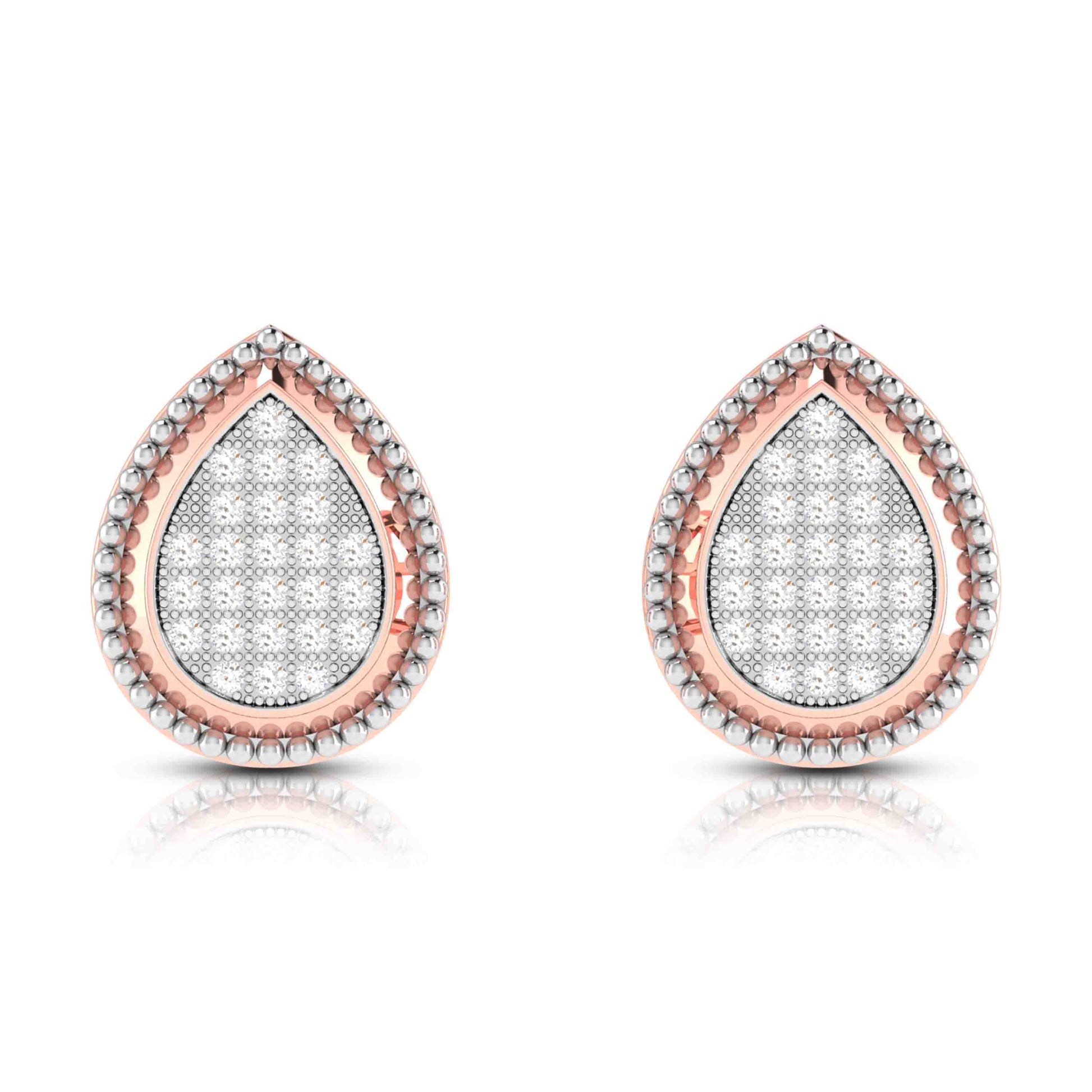 Fancy earrings design Hermosa Lab Grown Diamond Earrings Fiona Diamonds