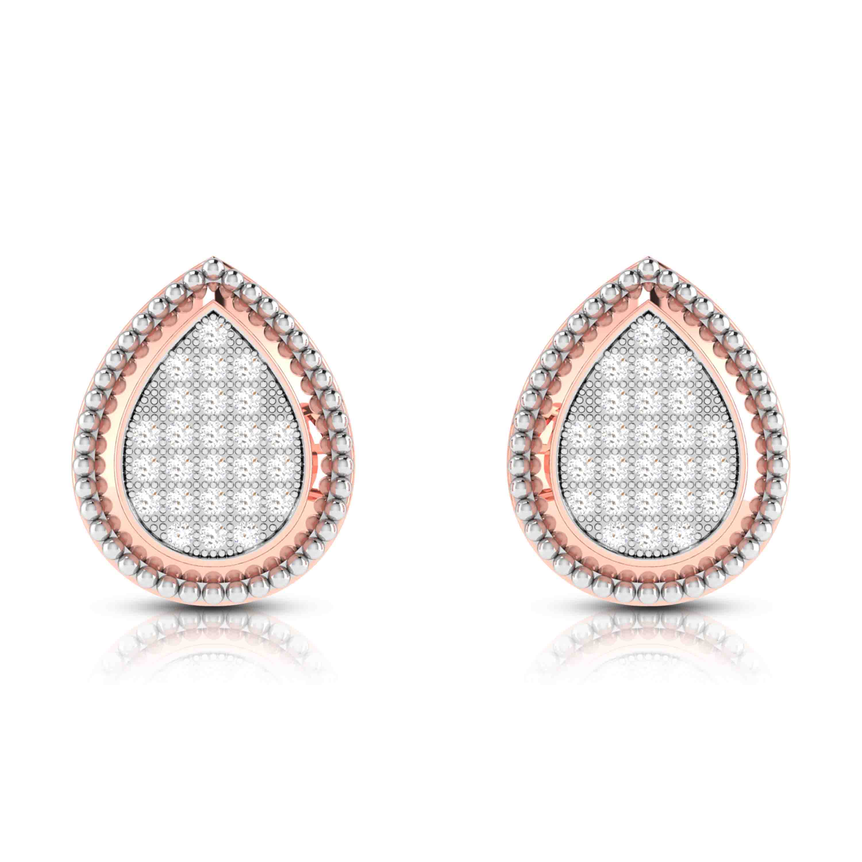 Fancy earrings design Hermosa Lab Grown Diamond Earrings Fiona Diamonds