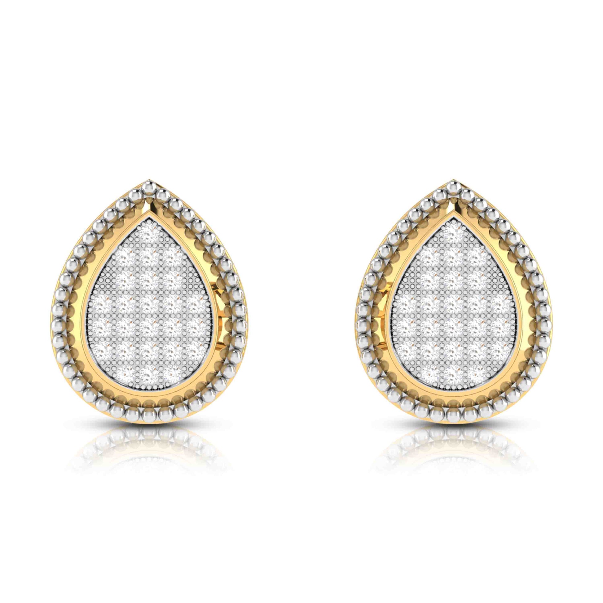 Fancy earrings design Hermosa Lab Grown Diamond Earrings Fiona Diamonds