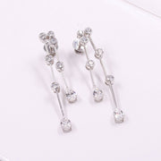 Party wear earrings design Launcher Lab Grown Diamond Earrings Fiona Diamonds