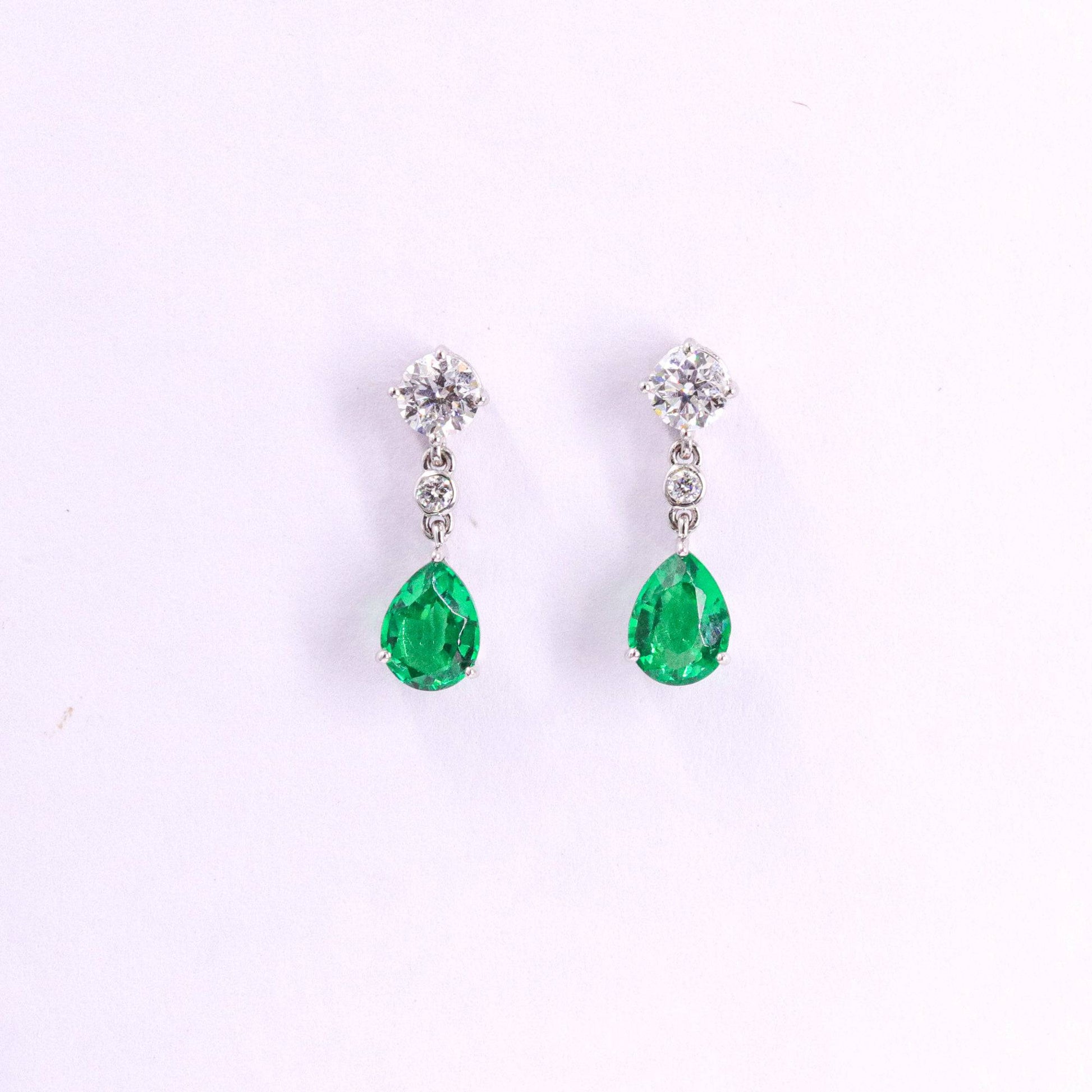 Latest earrings design Royalty Lab Grown Diamond Earrings Fiona Diamonds