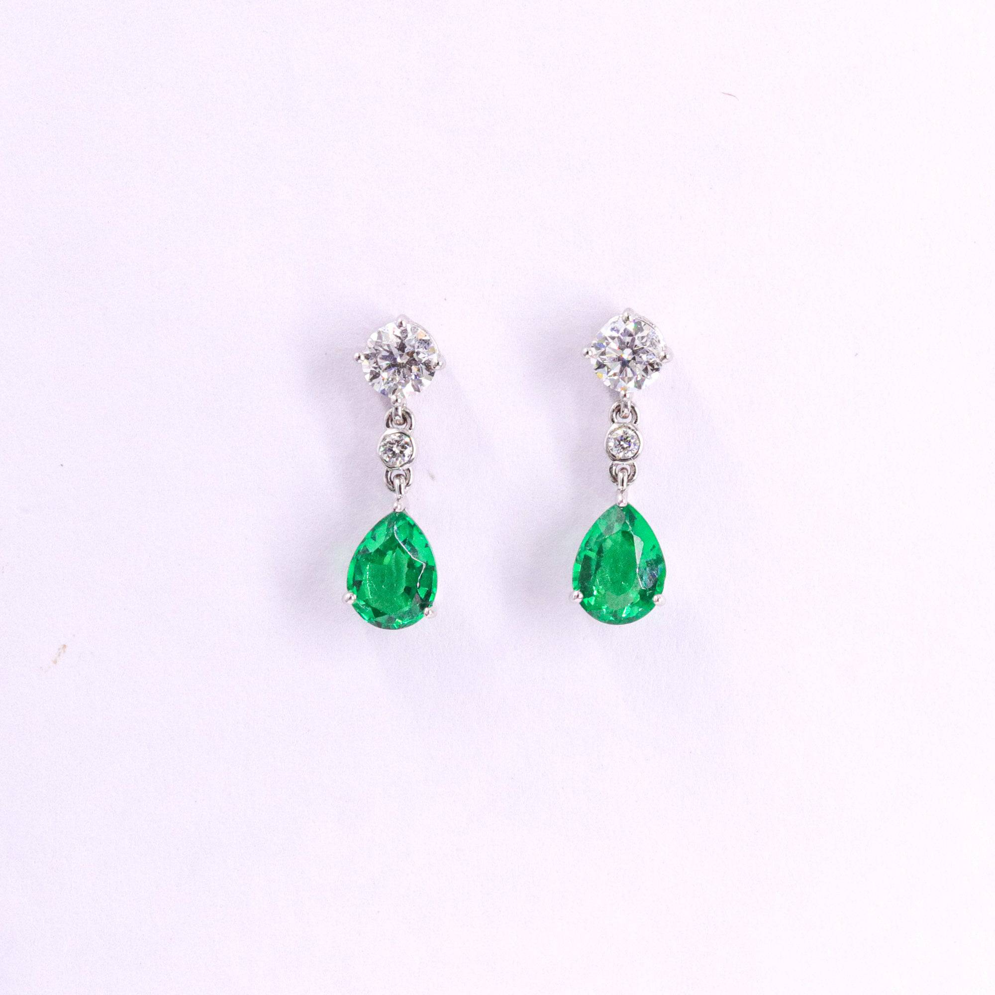 Latest earrings design Royalty Lab Grown Diamond Earrings Fiona Diamonds