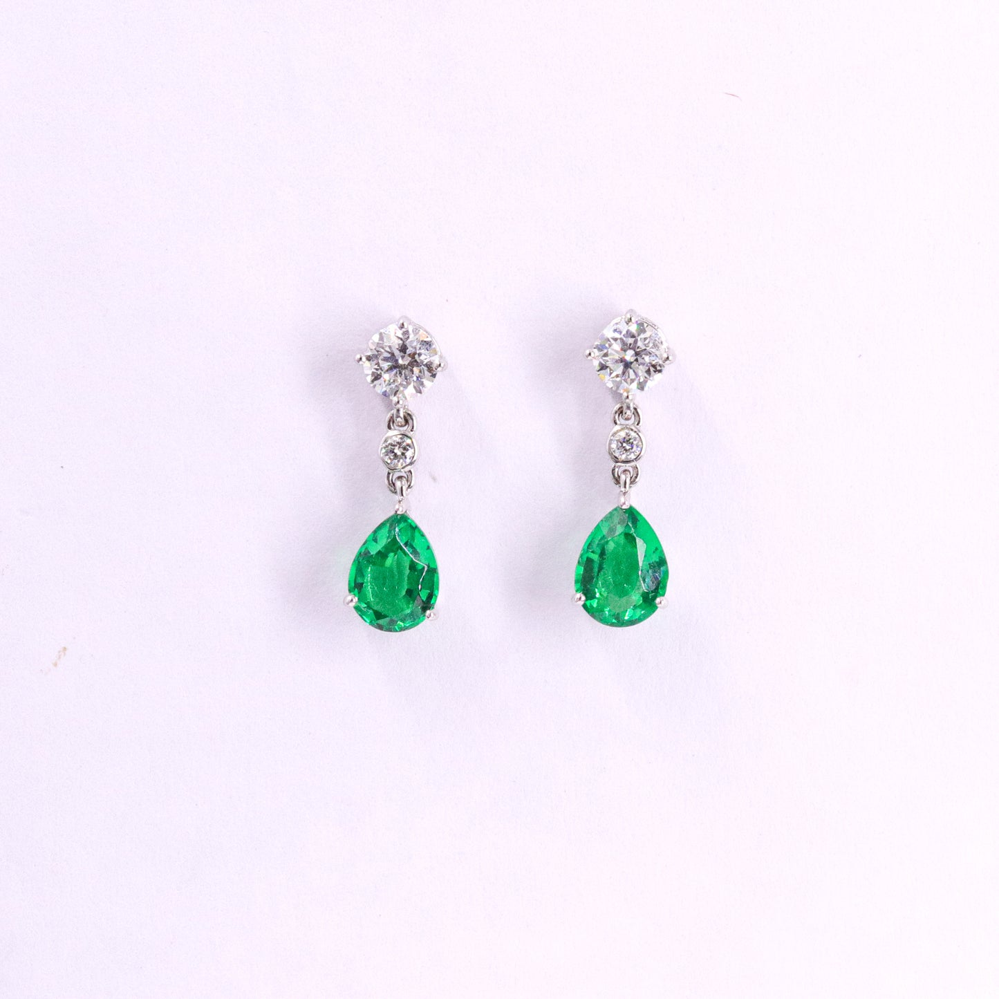 Latest earrings design Royalty Lab Grown Diamond Earrings Fiona Diamonds