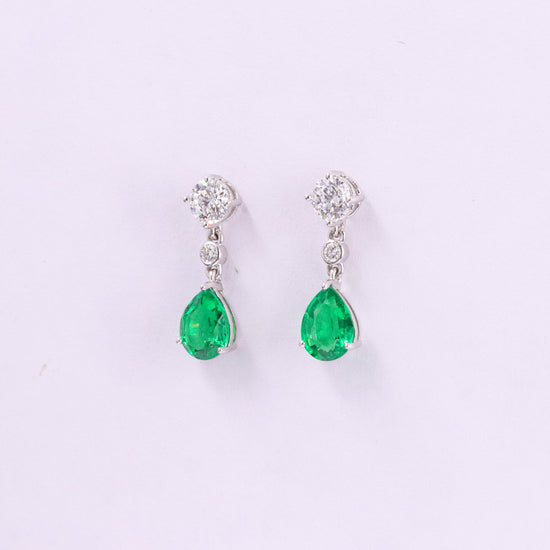Load image into Gallery viewer, Simple diamond earrings design Royalty Diamonds Designer Earrings Fiona Diamonds
