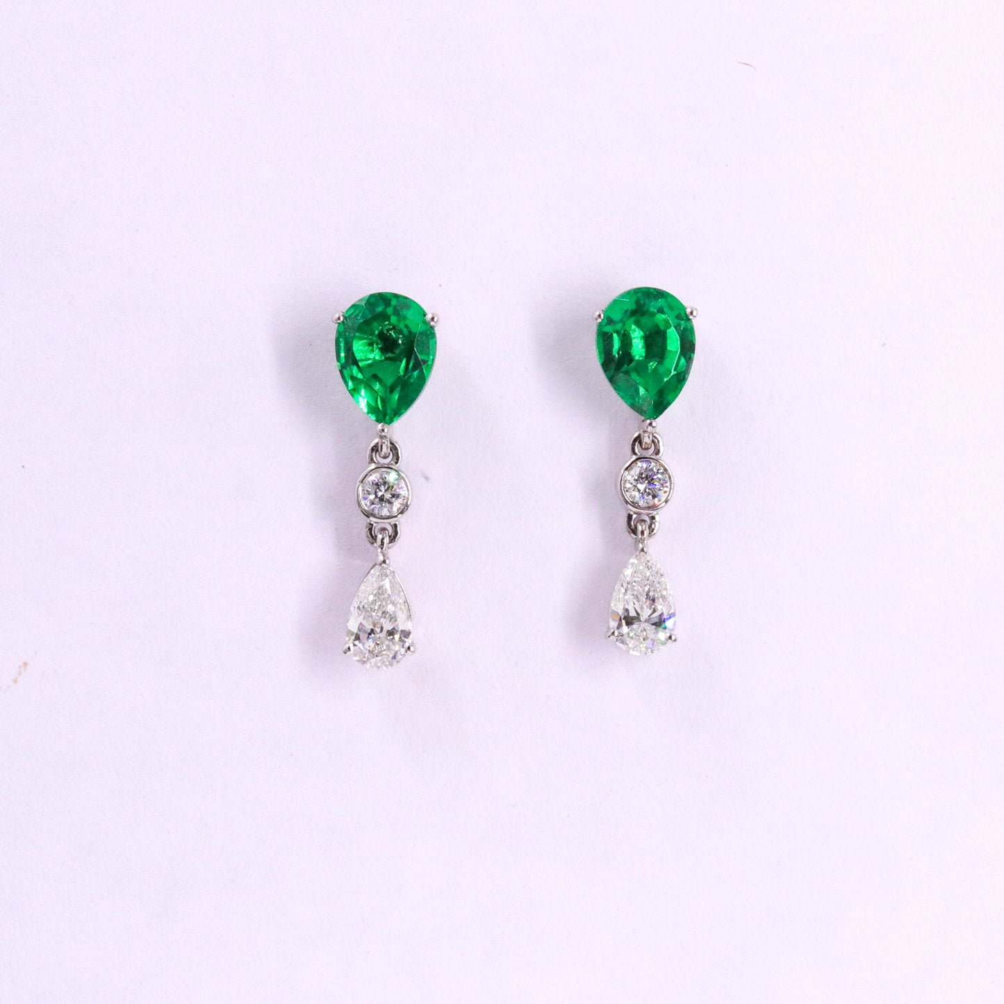 Load image into Gallery viewer, Unique diamond earrings designs Prabhodini Diamonds Designer Earrings Fiona Diamonds
