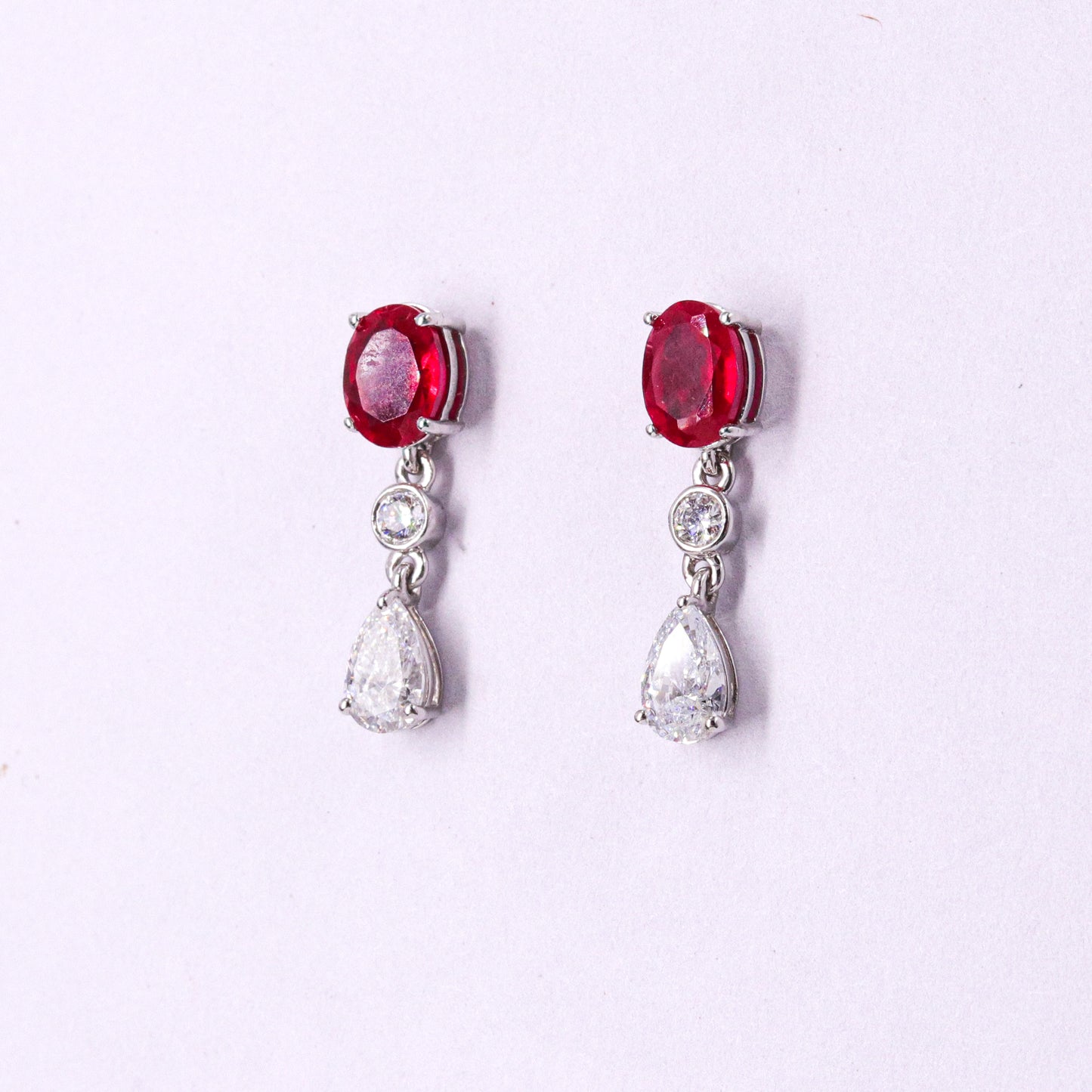 Load image into Gallery viewer, Diamond earrings designs Aakriti Diamond Designer Earrings Fiona Diamonds
