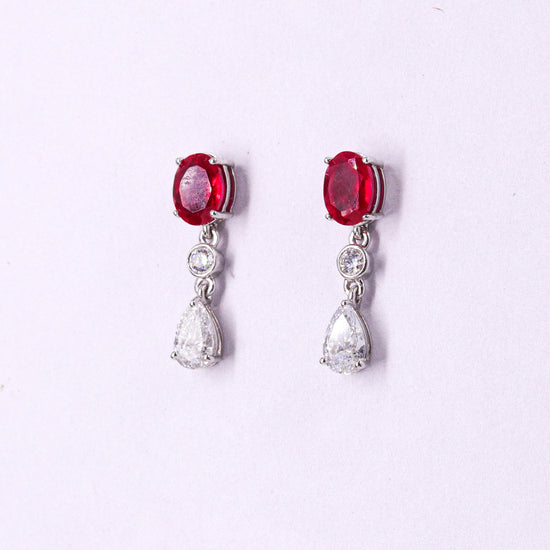 Load image into Gallery viewer, Diamond earrings designs Aakriti Diamond Designer Earrings Fiona Diamonds

