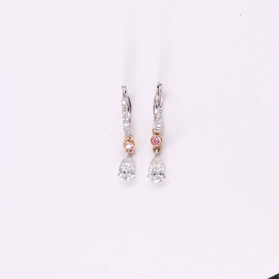 Simple diamond earrings design Cloriya Diamond Designer Earrings Fiona Diamonds