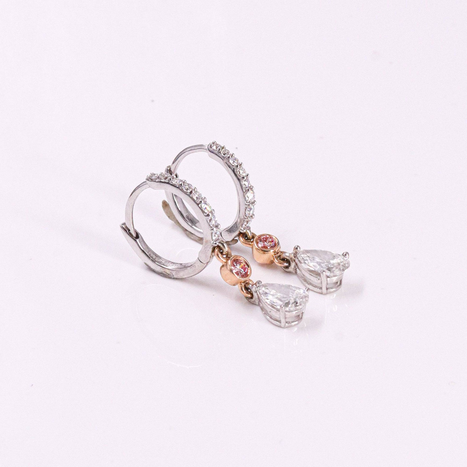 Latest earrings design Cloriya Lab Grown Diamond Earrings Fiona Diamonds