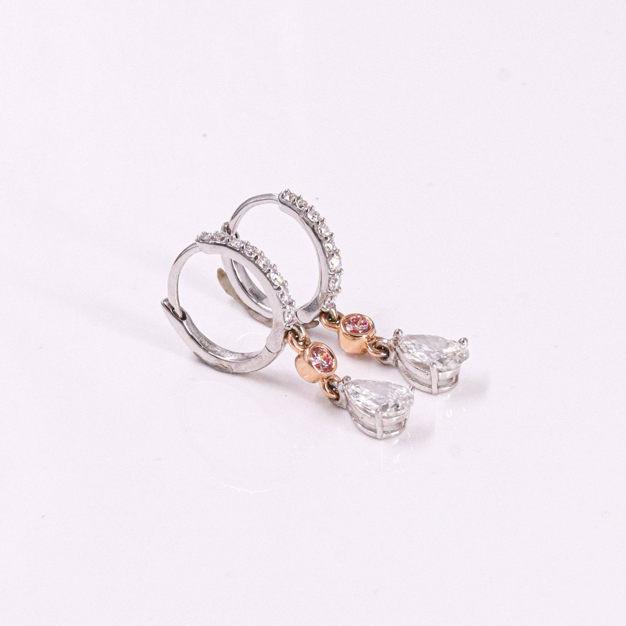 Latest earrings design Cloriya Lab Grown Diamond Earrings Fiona Diamonds