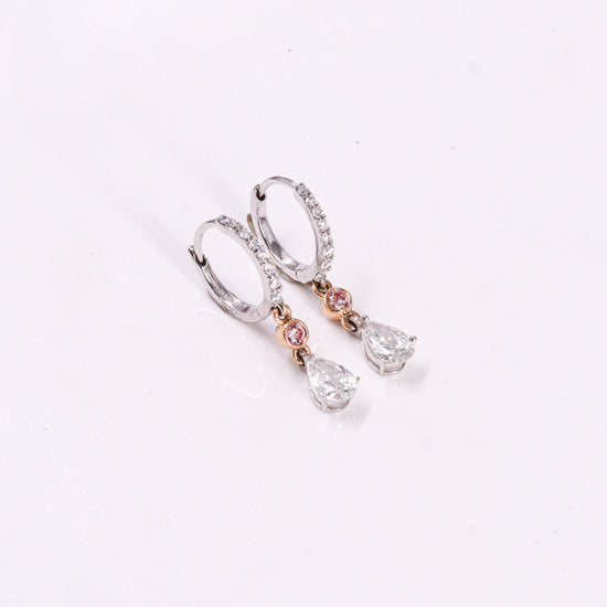 Latest earrings design Cloriya Lab Grown Diamond Earrings Fiona Diamonds